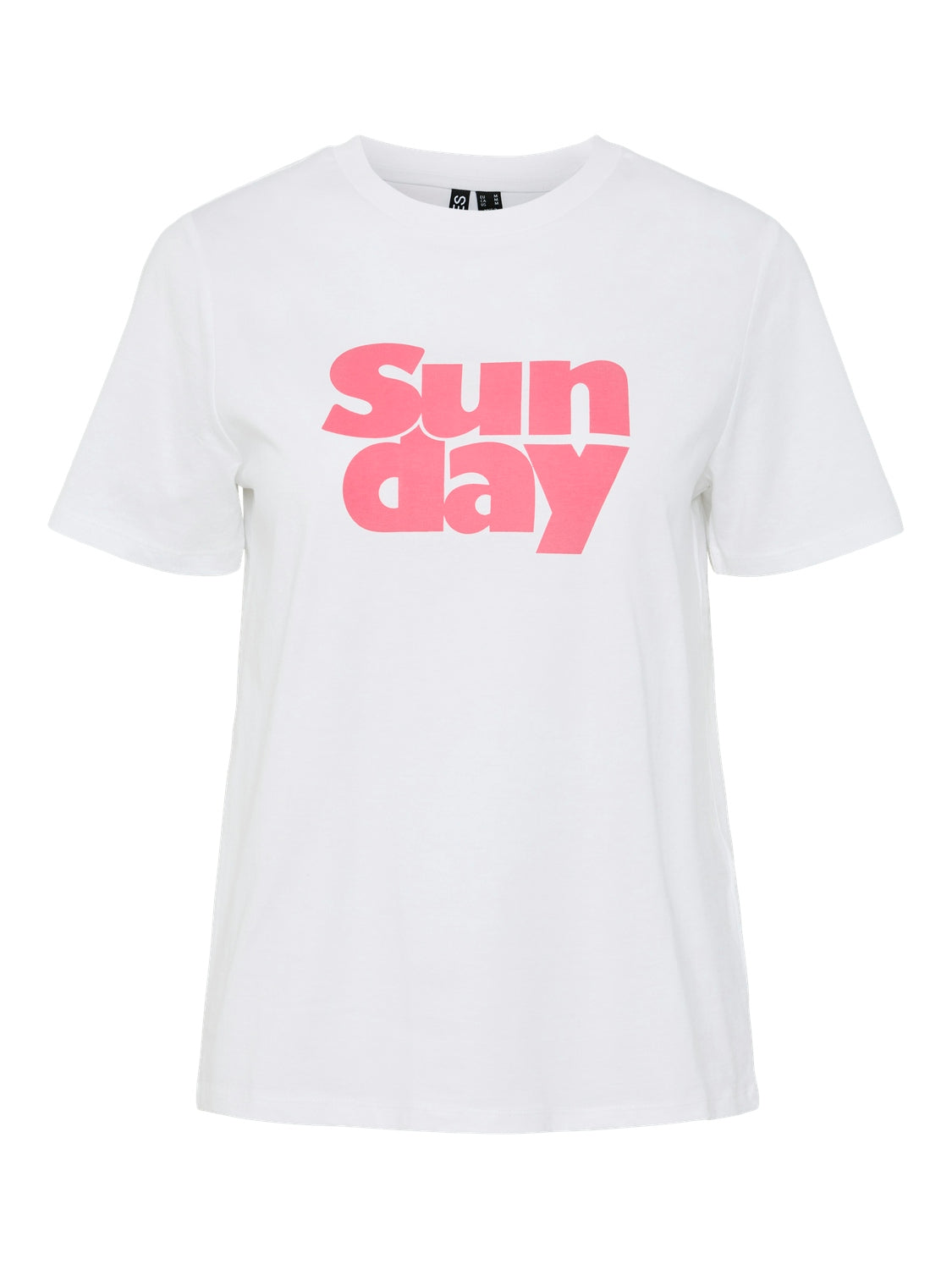 Camiseta blanca mujer pcs Pia: color, tamaño y material cómodo