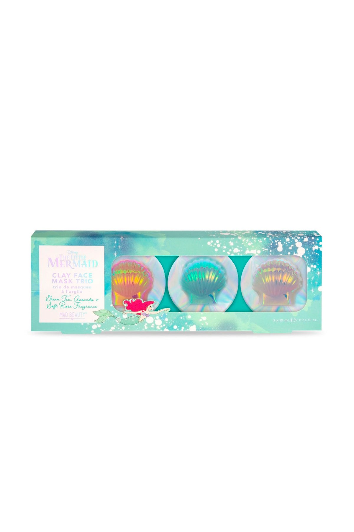 Trío de mascarillas de arcilla Ariel DLM-FG8449-12