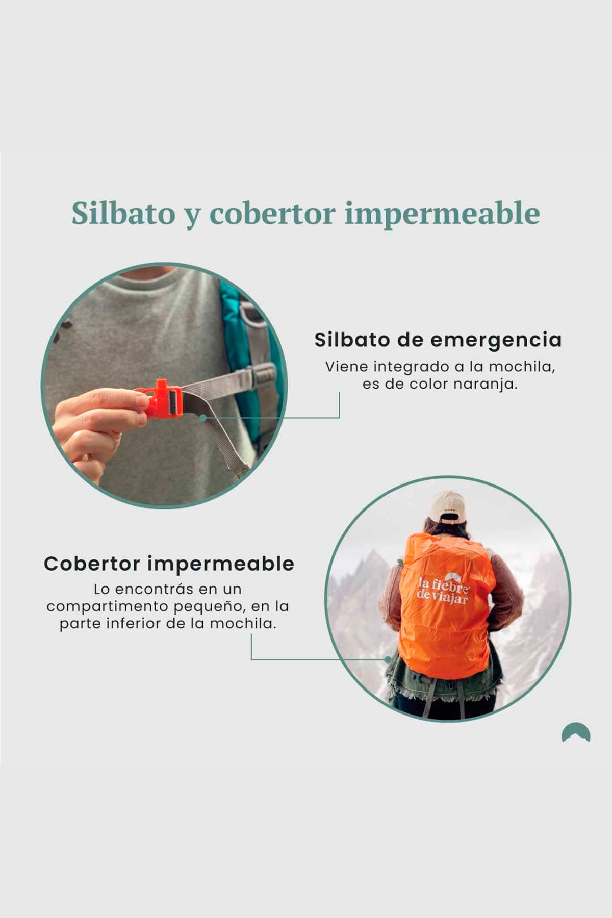 Mochila La Fiebre de Viajar Monteverde MMLFV