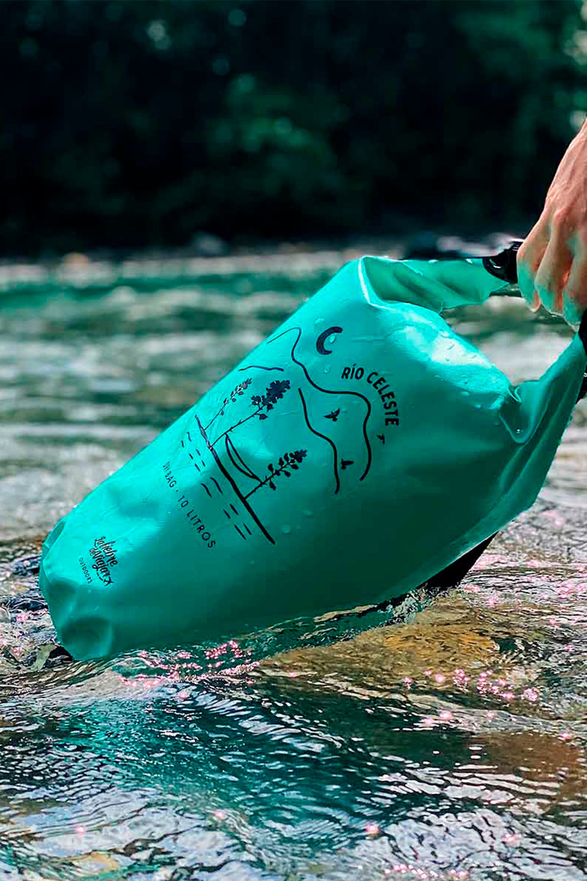 Dry bag La Fiebre de Viajar Río Celeste DBLFV