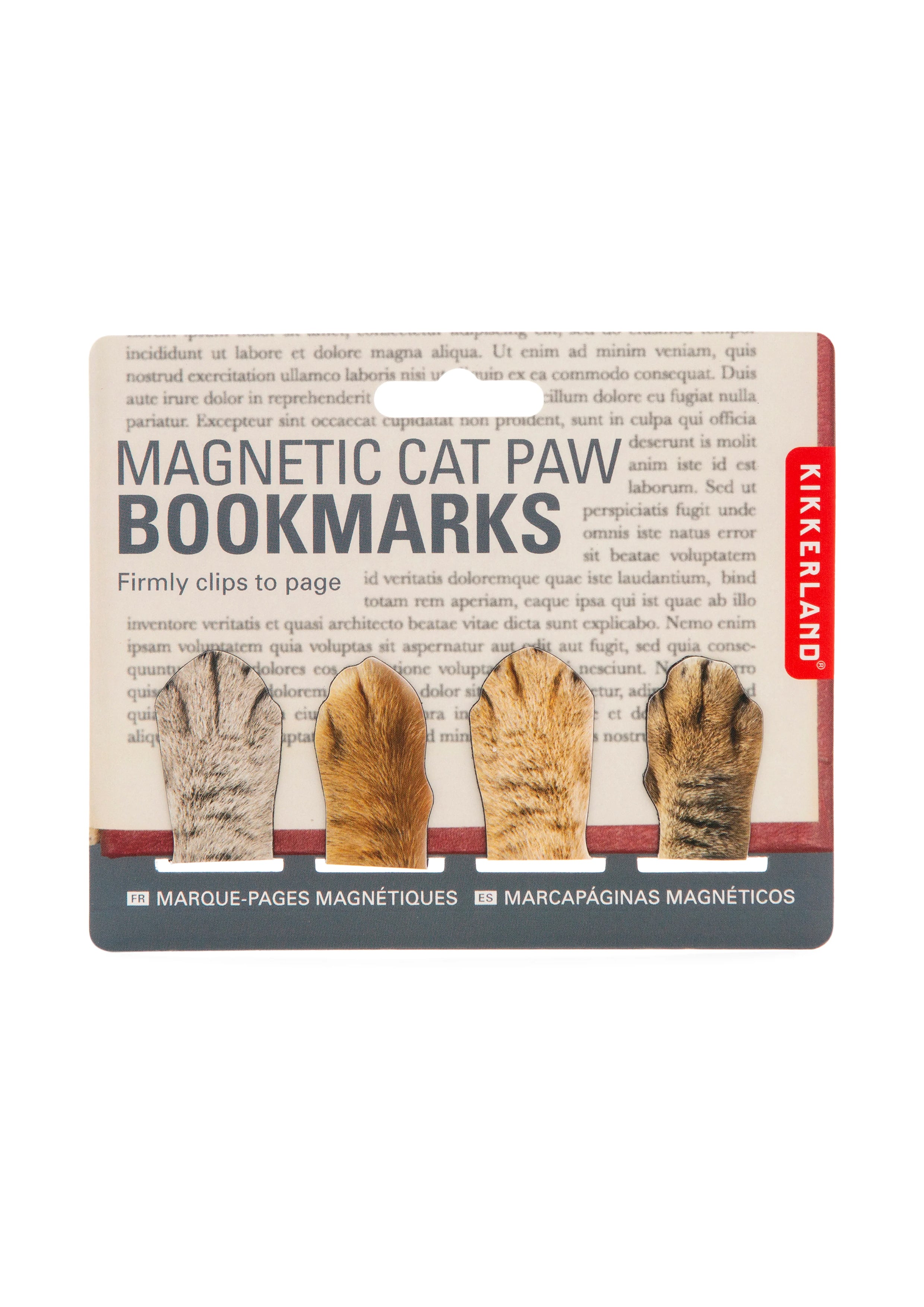 Separador De Libros Magnetic Bookmark Cat Paw ST127