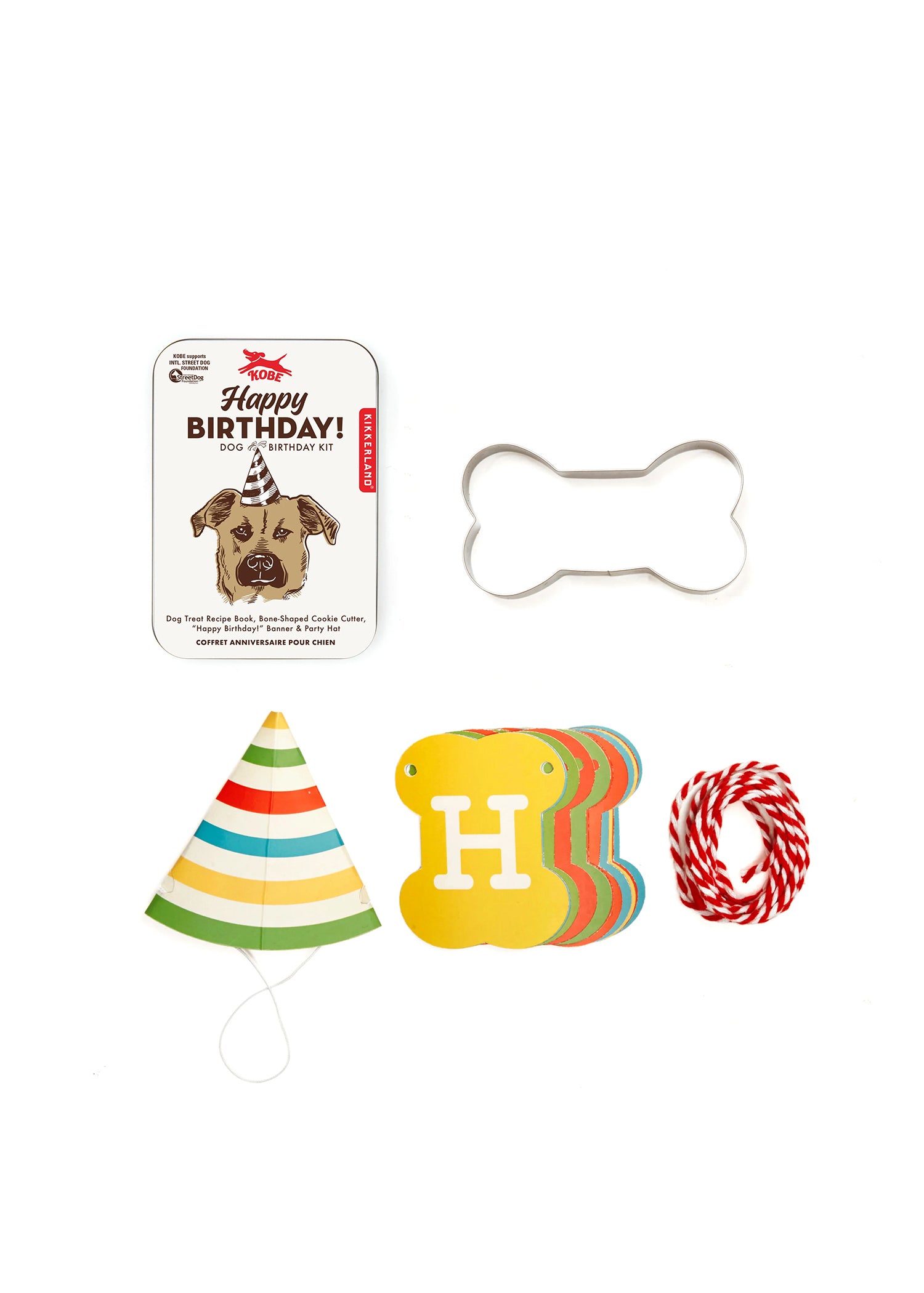 Kit de cumpleaños para perro Dog Birthday Kikkerland DIG03