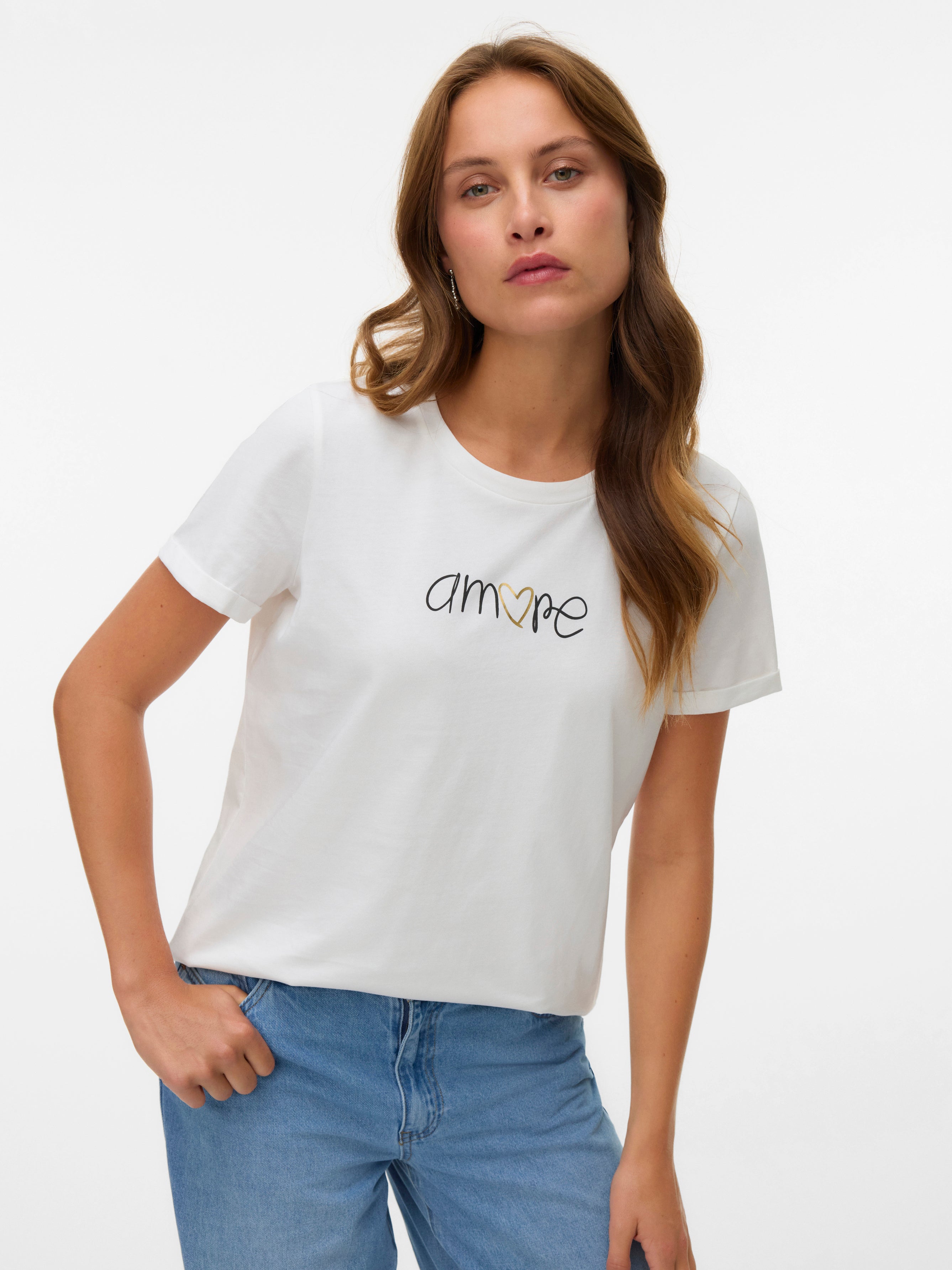 Tshirt Vero Moda Kami Amore 10340181
