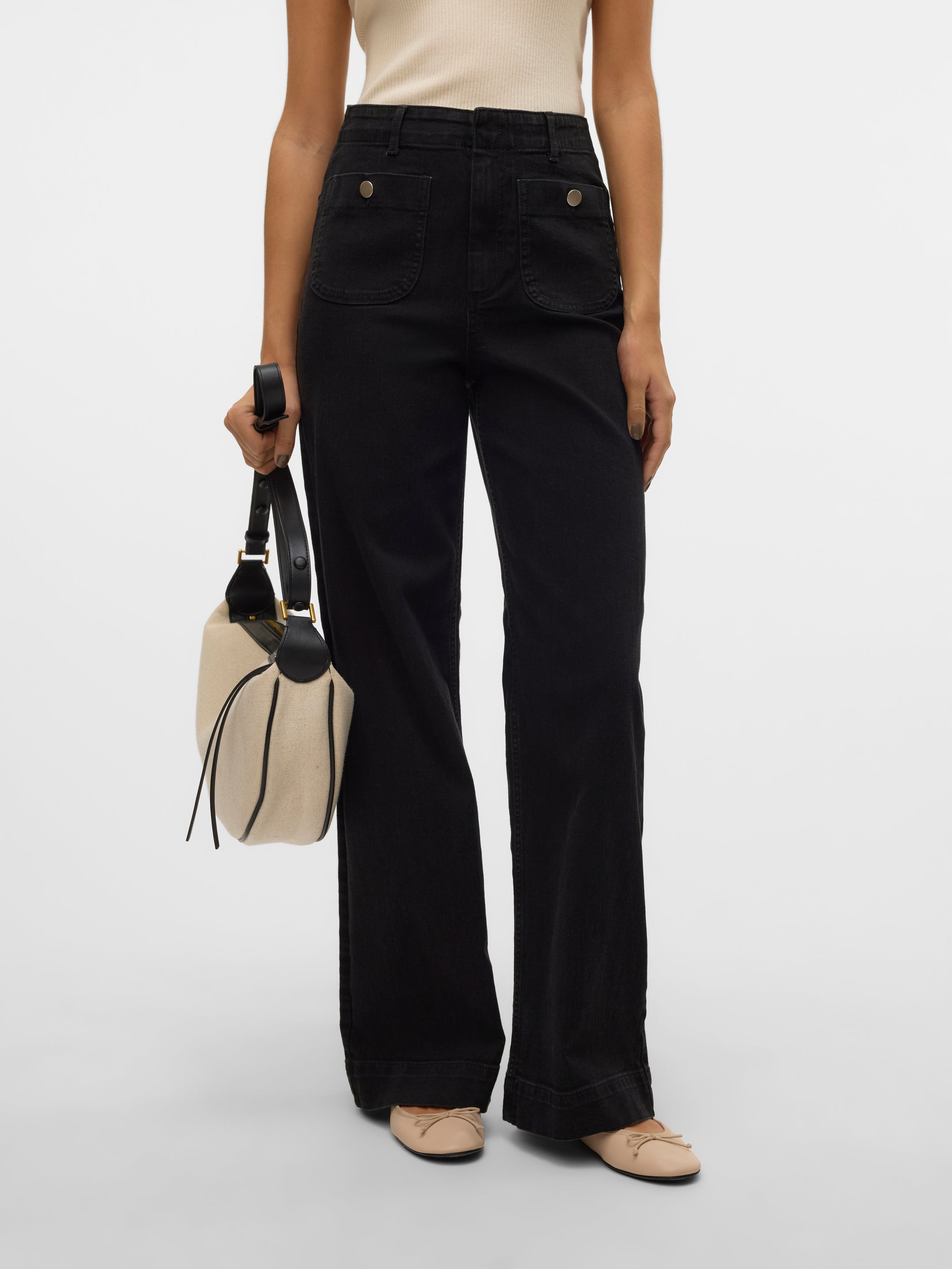 Jeans Vero Moda Kayla Wide Cintura alta Largo 30 10328192