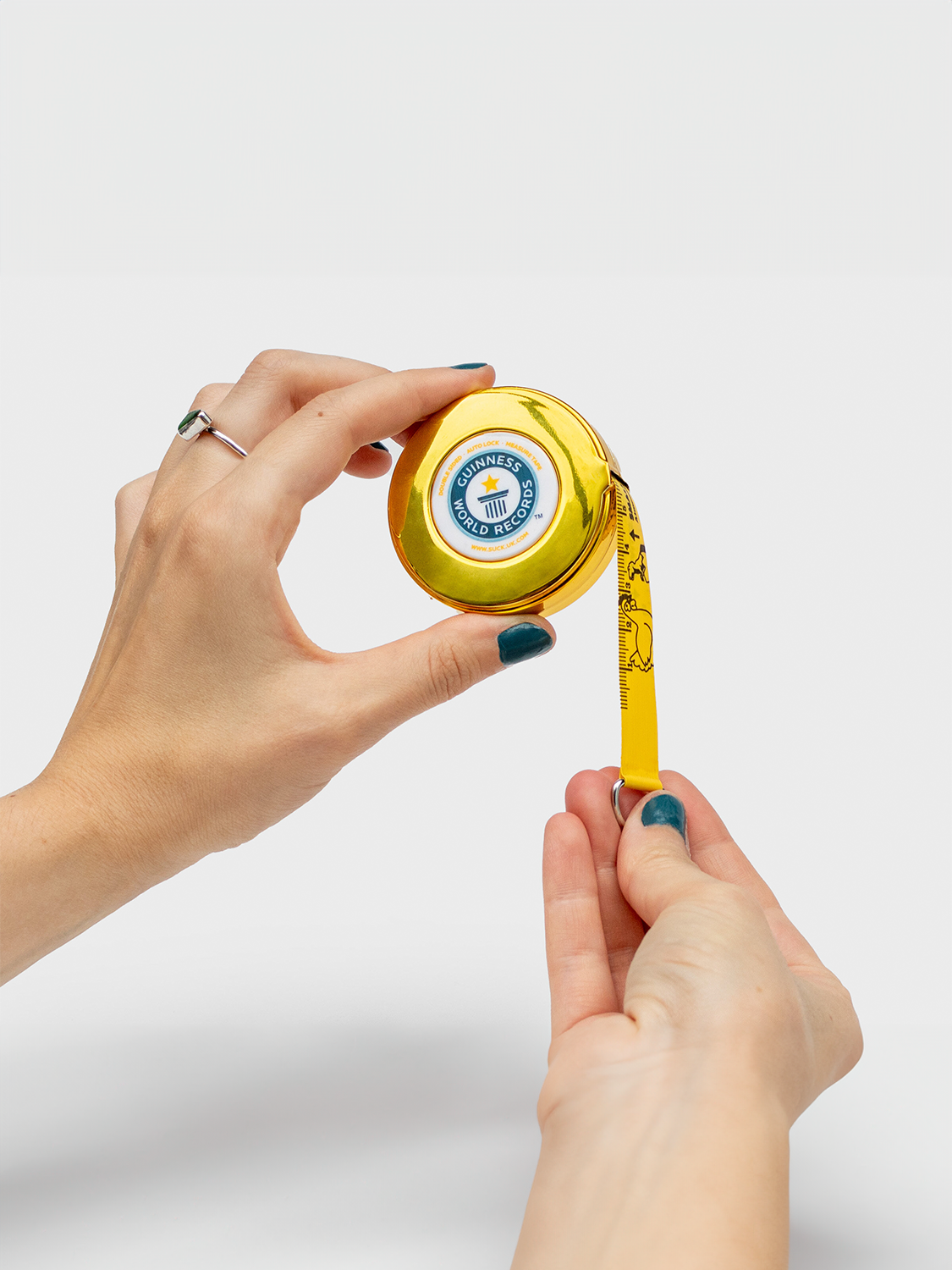 Cinta métrica c/récords guinness Suck uk SK GWRTAPEMEA1