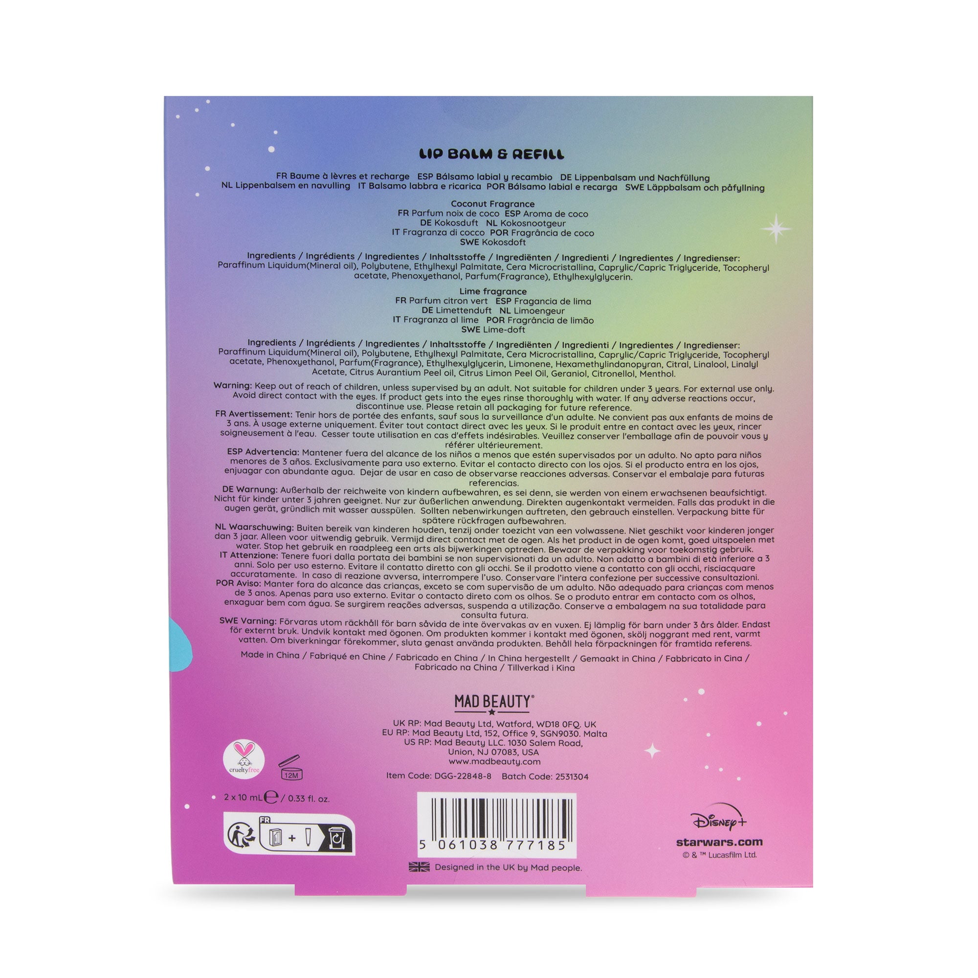 Bálsamo para labios Grogu DGG-22848-8