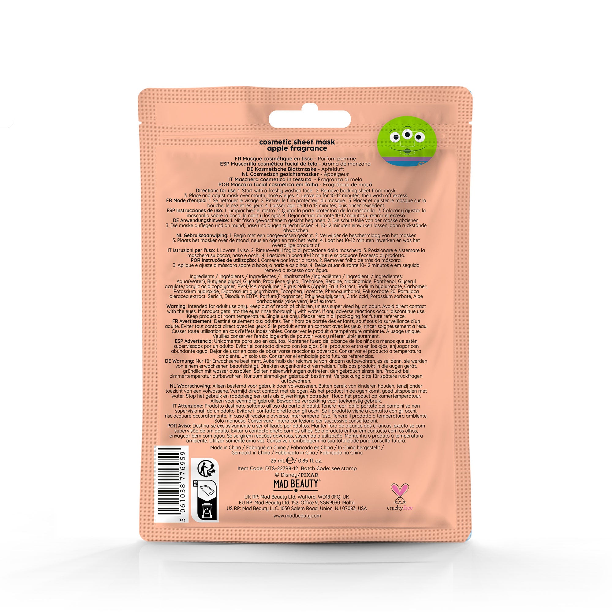 Mascarilla Toy Story Alien DTS-22798-12