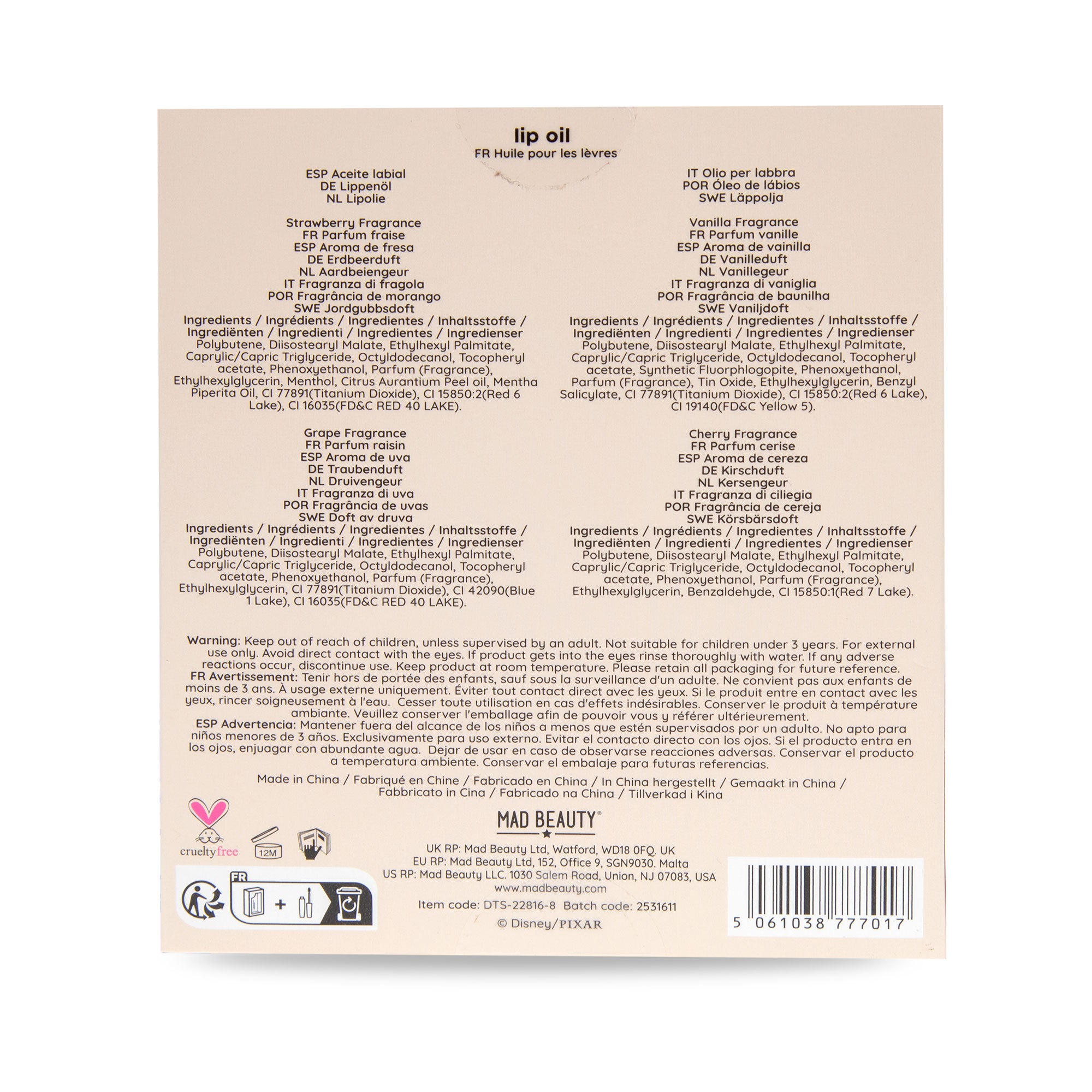 Bálsamos labiales Toy Story DTS-22816-8