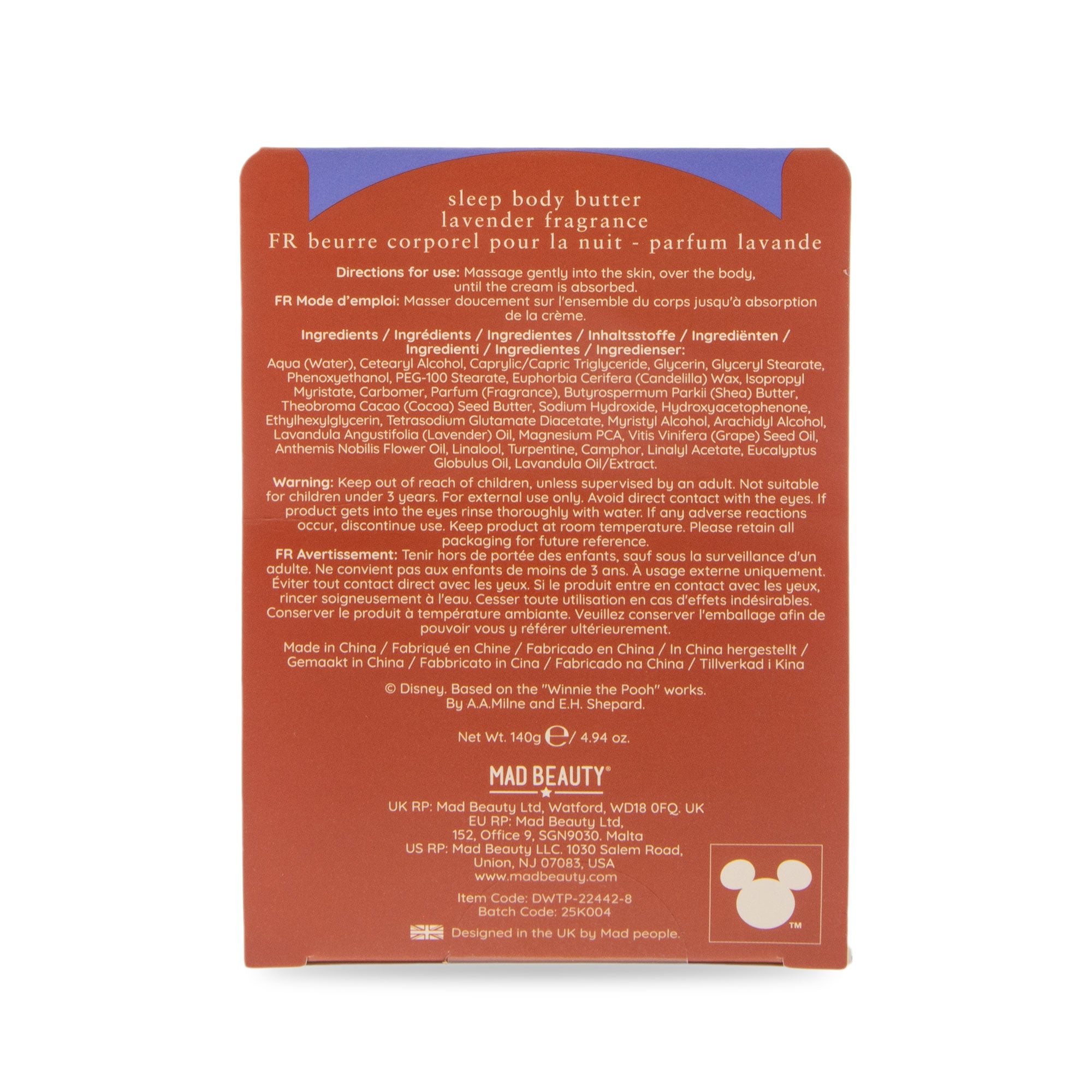 Crema corporal Winnie the Pooh DWTP-22442-8