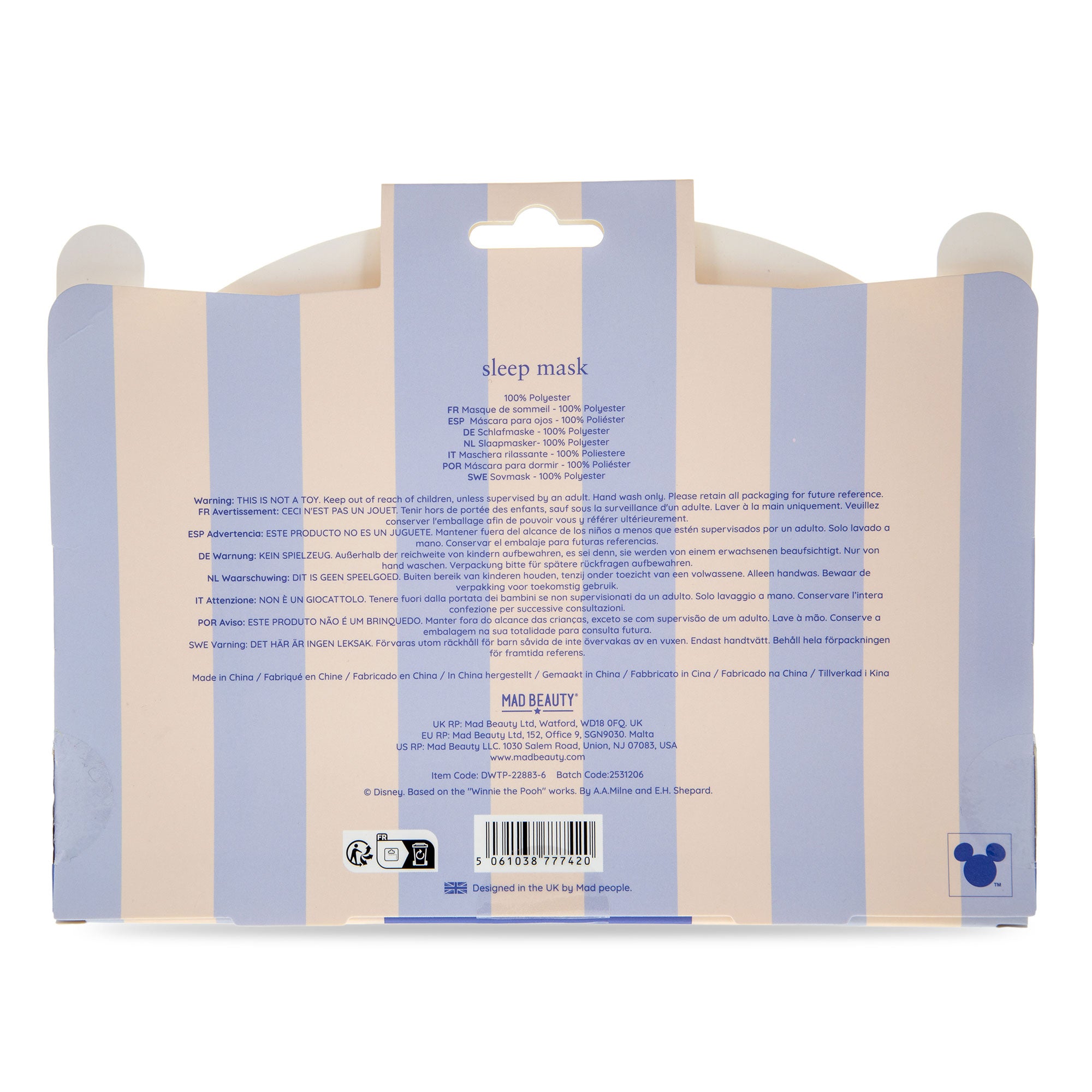 Antifaz para dormir Winnie the Pooh DWTP-22883-6