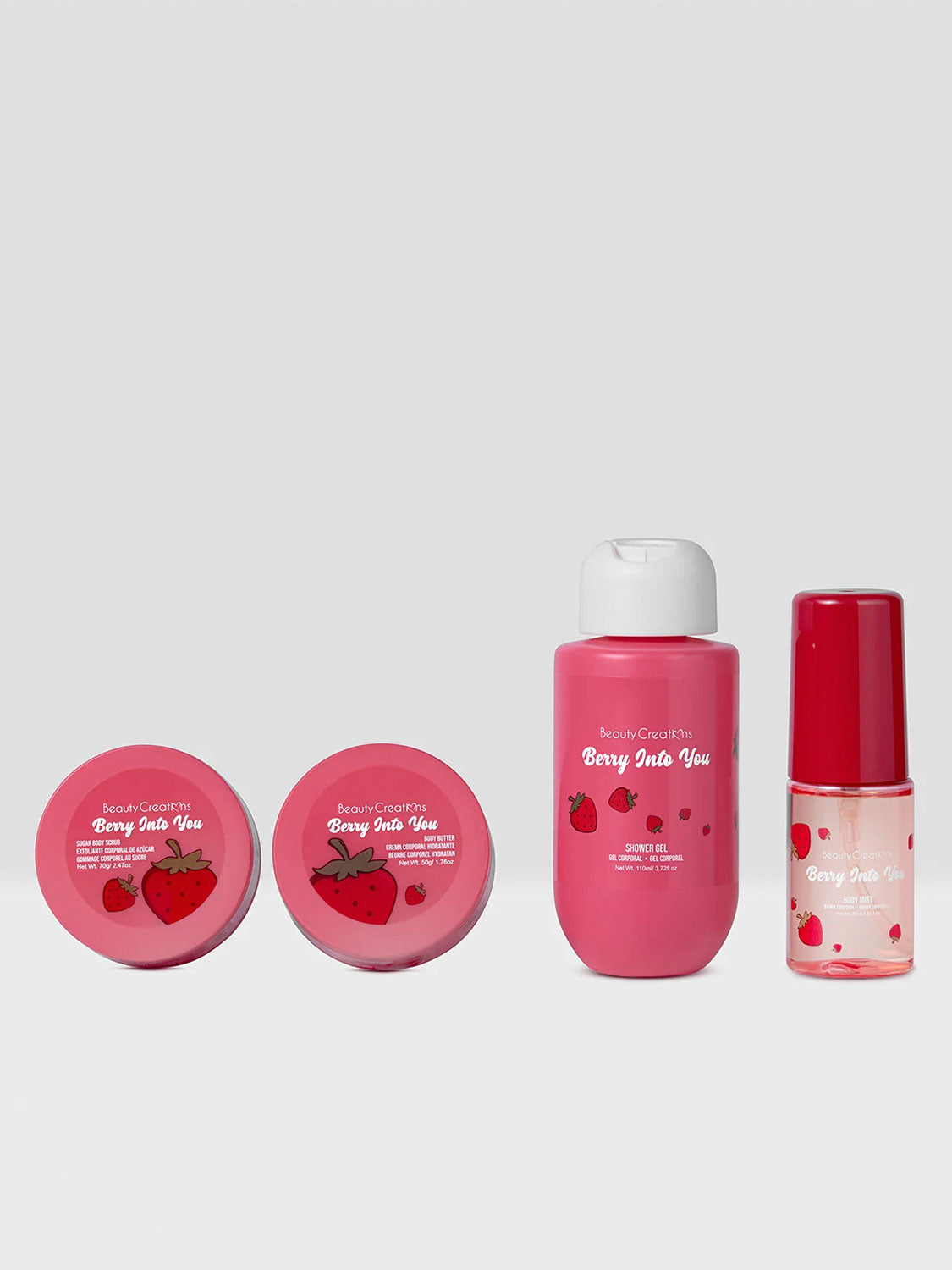 Set corporal Sweet Dose Fruity Travel Set Berry Into You SD-TB1