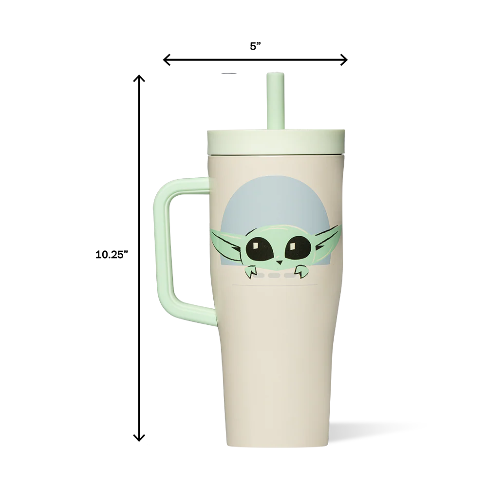Botella Con Pajilla Corkcicle Star Wars-Grogu DIS2222SW-G