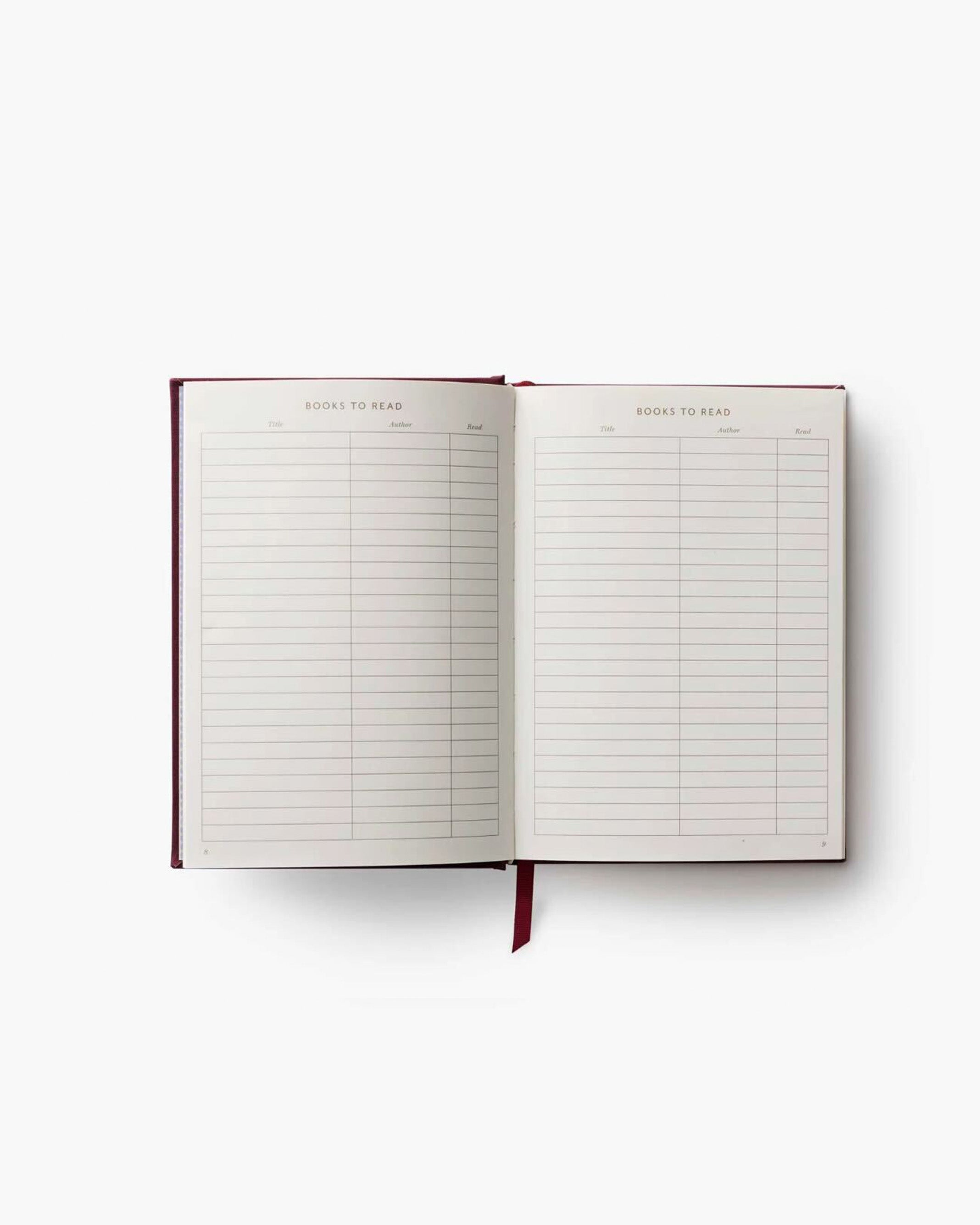 Ladies Night Book Club Embroidered Book Journal Rifle Paper JND002