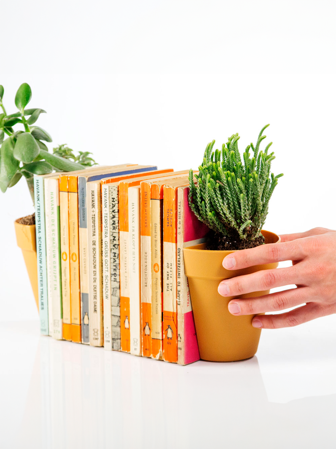 Sujetalibros maceta Suck uk SK BOOKPLANT2