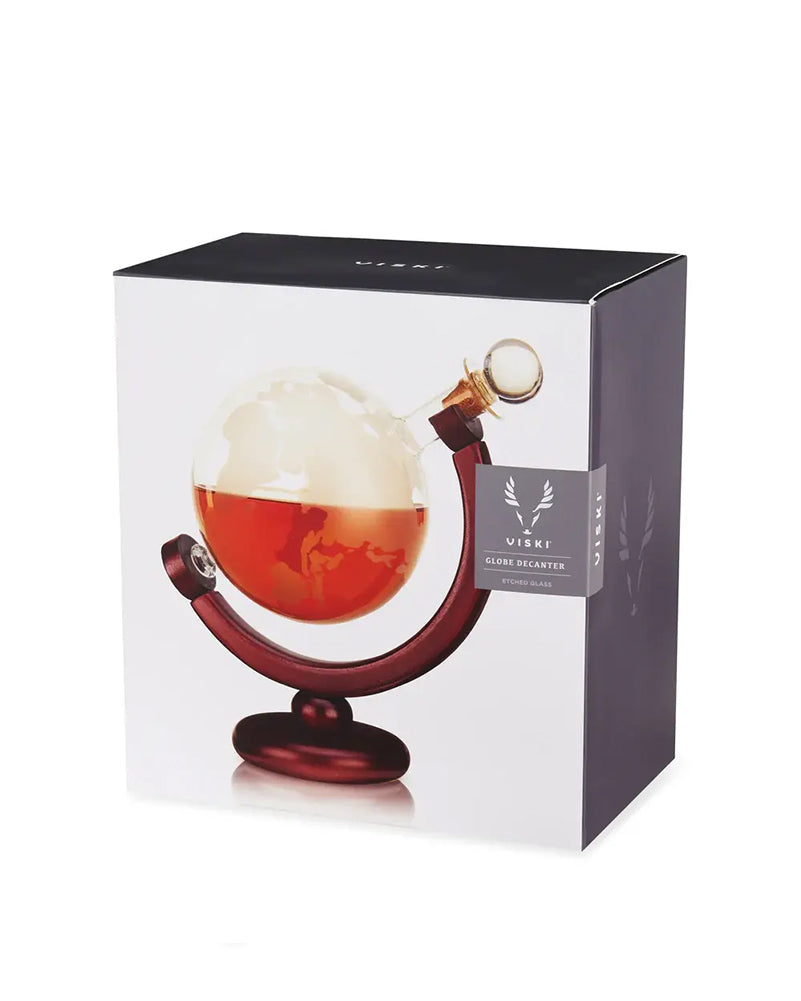 Decantador de licor diseño de globo terráqueo Viski 9038