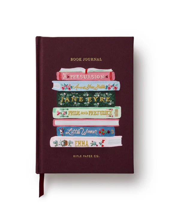 Ladies Night Book Club Embroidered Book Journal Rifle Paper JND002