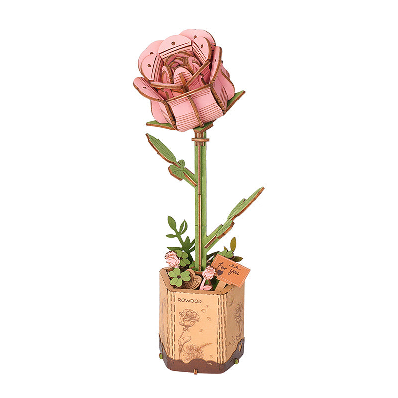 Puzzle Pink Rose Rowood TW041