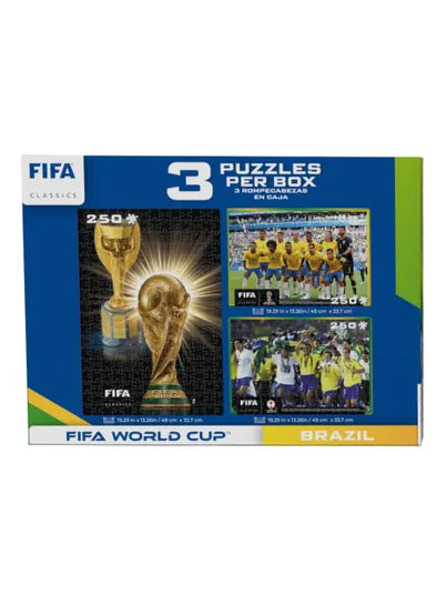 Rompecabezas FIFA Brasil y figura mascota FWC-0012-02