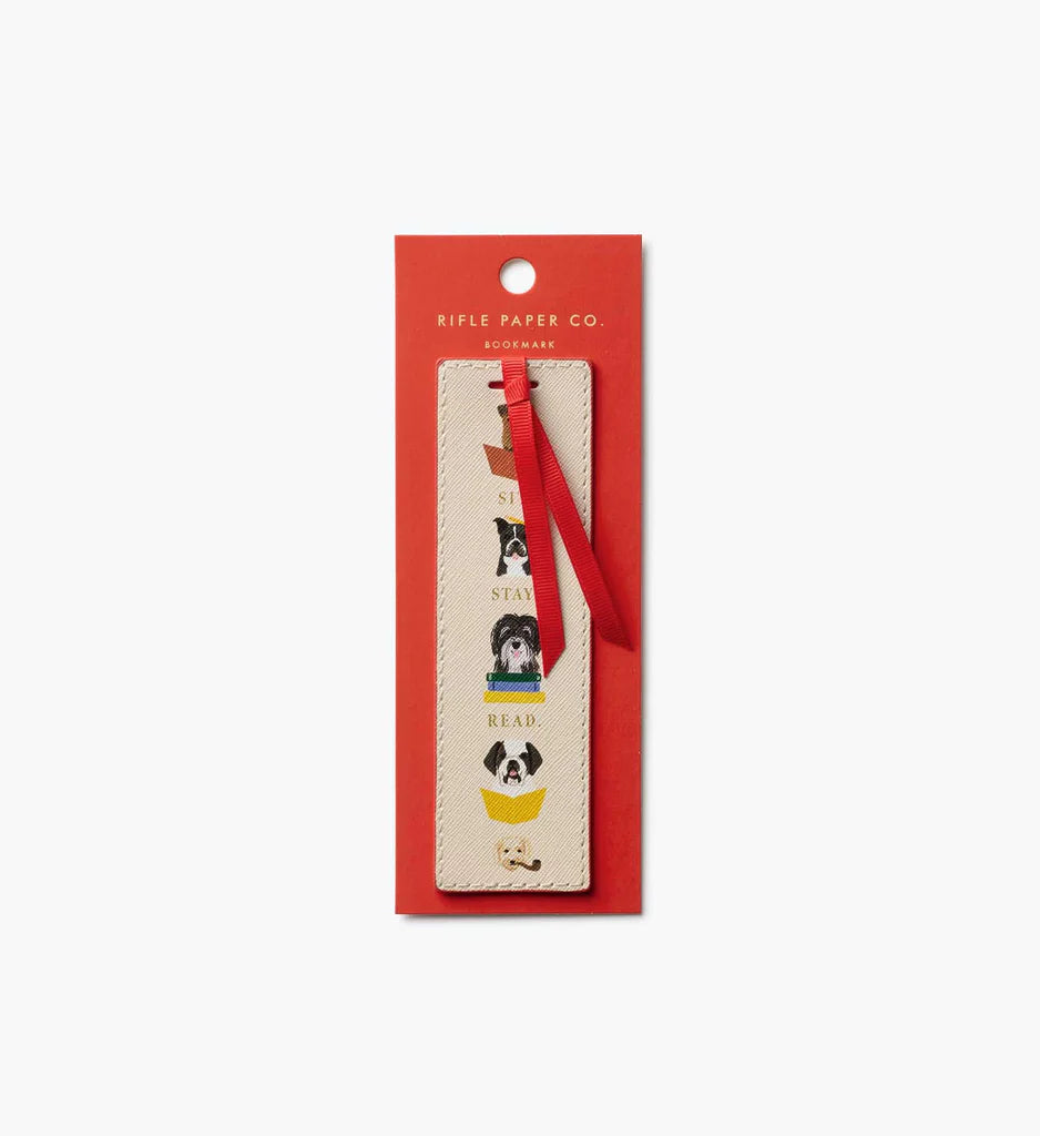 Studious Dogs Bookmark Rifle Paper BSM007
