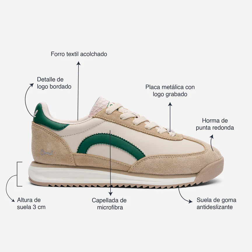 Tenis Coral Tabby