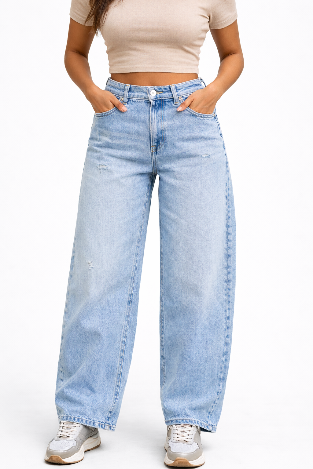 Jeans Only Taylor Barrel Cintura alta Largo 30 15349532