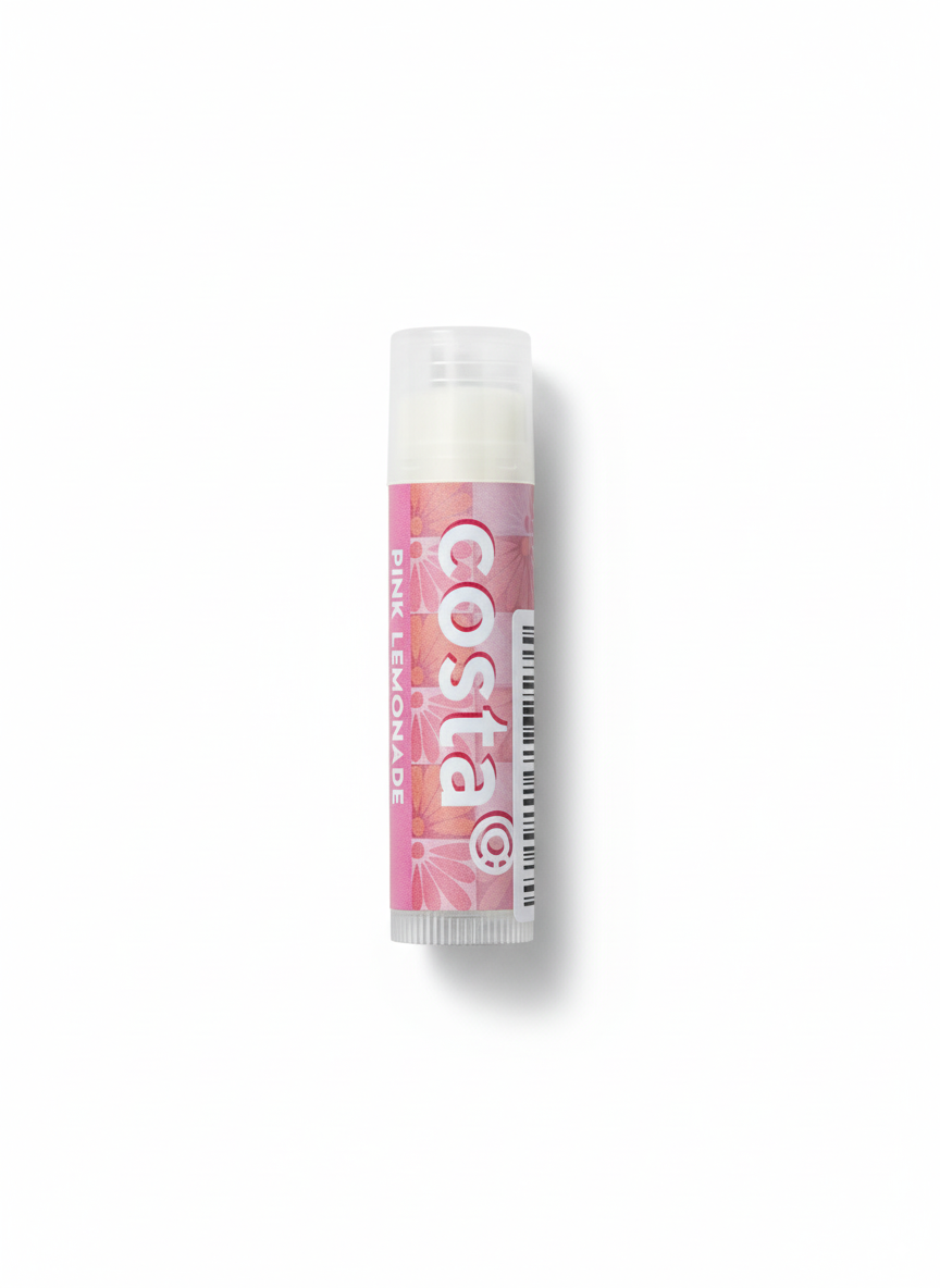 Bálsamo labial Costa color rosado 4.5 ml