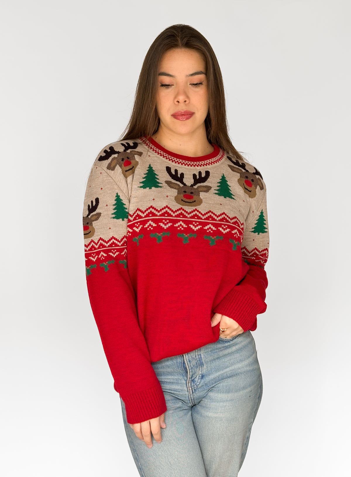 Abrigo Navideño Rudolph R Tendenza Xmas-P296