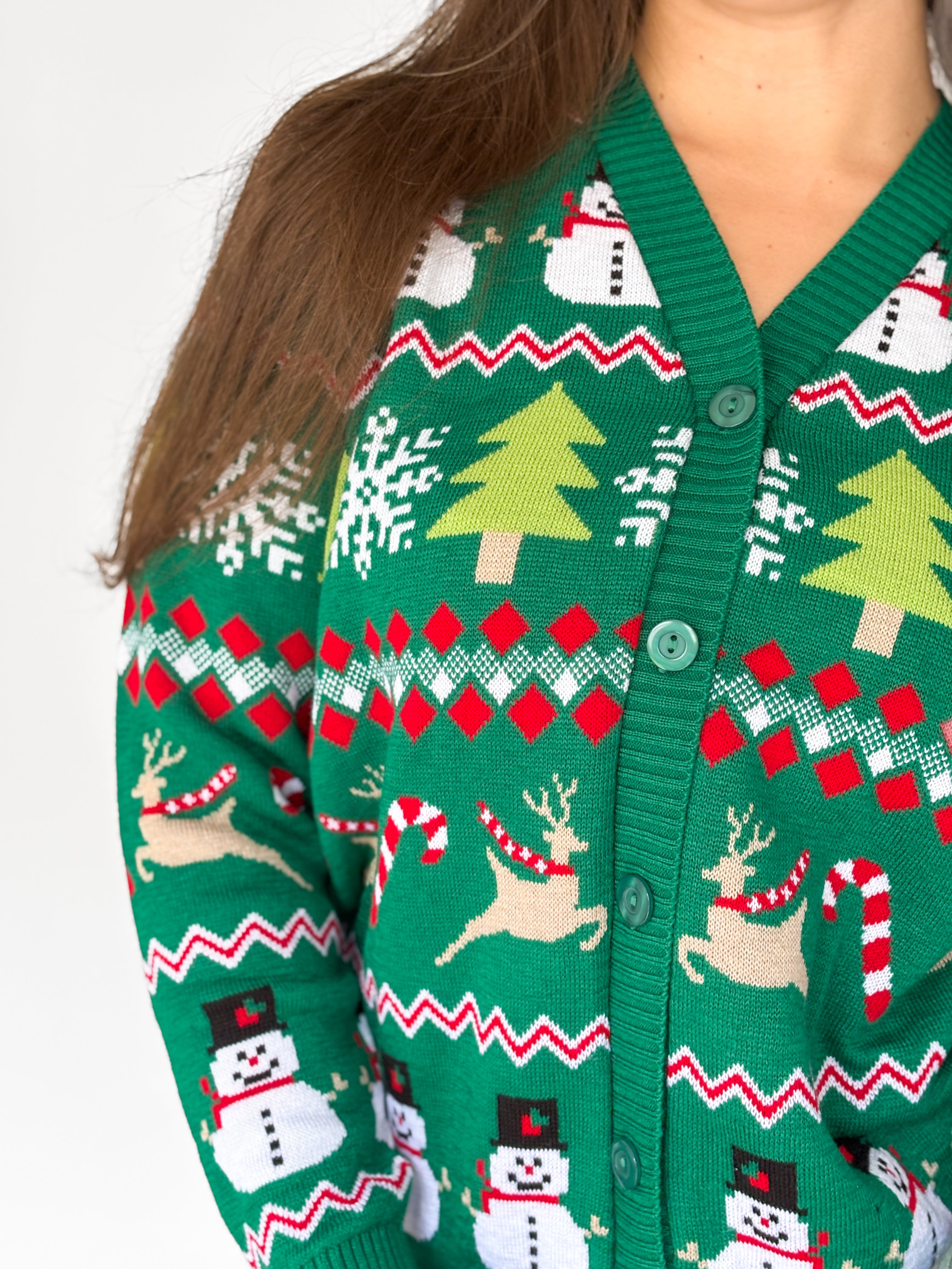 Abrigo Navideño Cárdigan V Tendenza Xmas-P11