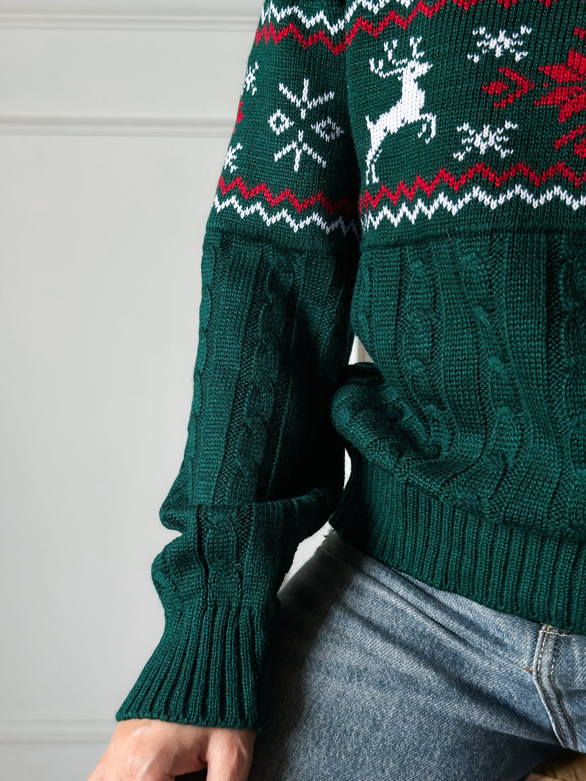 Suéter Navideño Lucerna Verde TP26N035