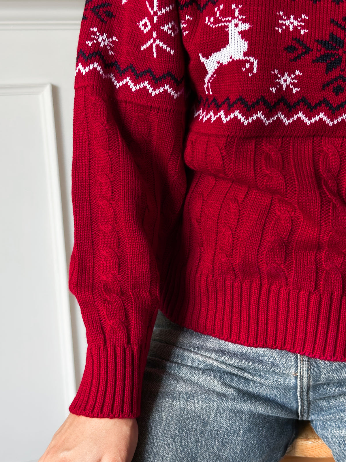 Suéter Navideño Lucerna Rojo TP25N038