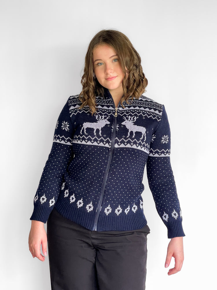 Abrigo Tendenza Nevado c/ Zipper Xmas-N170