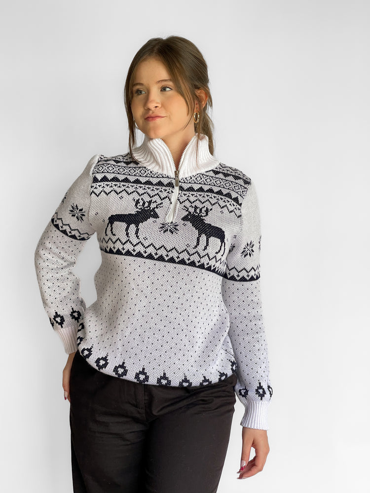 Abrigo Tendenza Nevado c/ Zipper Xmas-N167