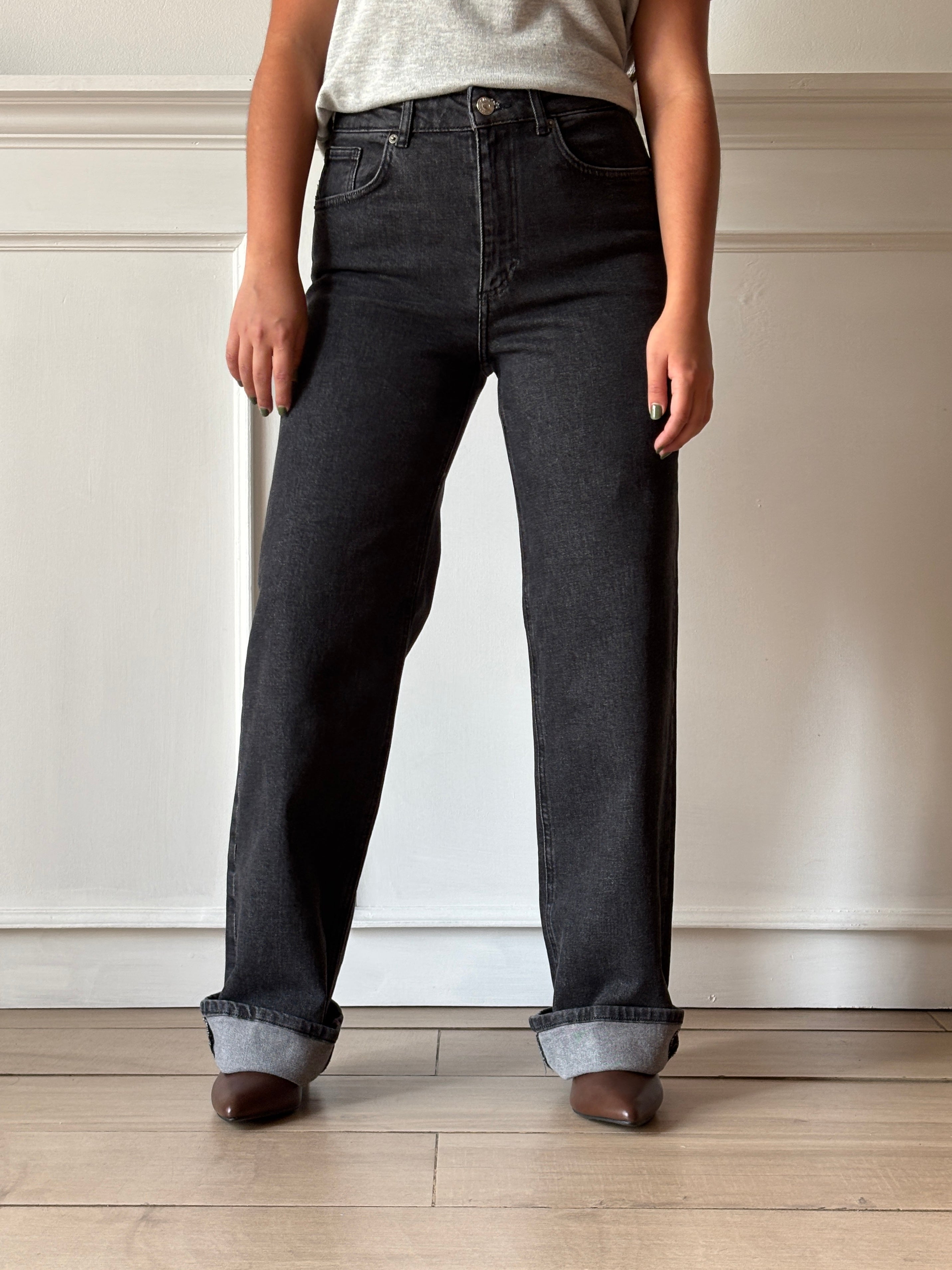 Jeans Only Juicy Wide Leg Cintura alta Largo30 15235241