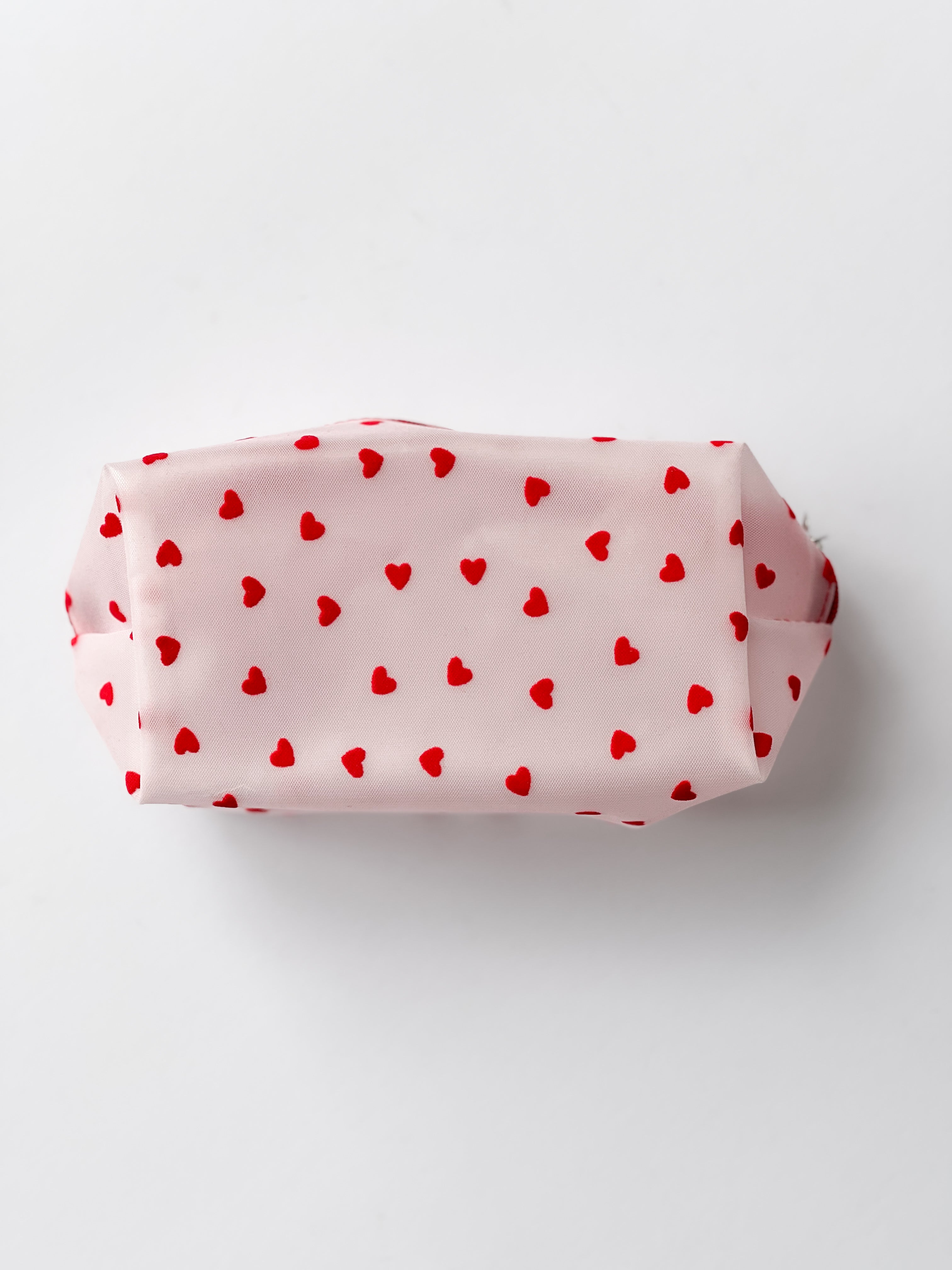 Cosmetiquera con estampado de corazones LRCT-QE3180