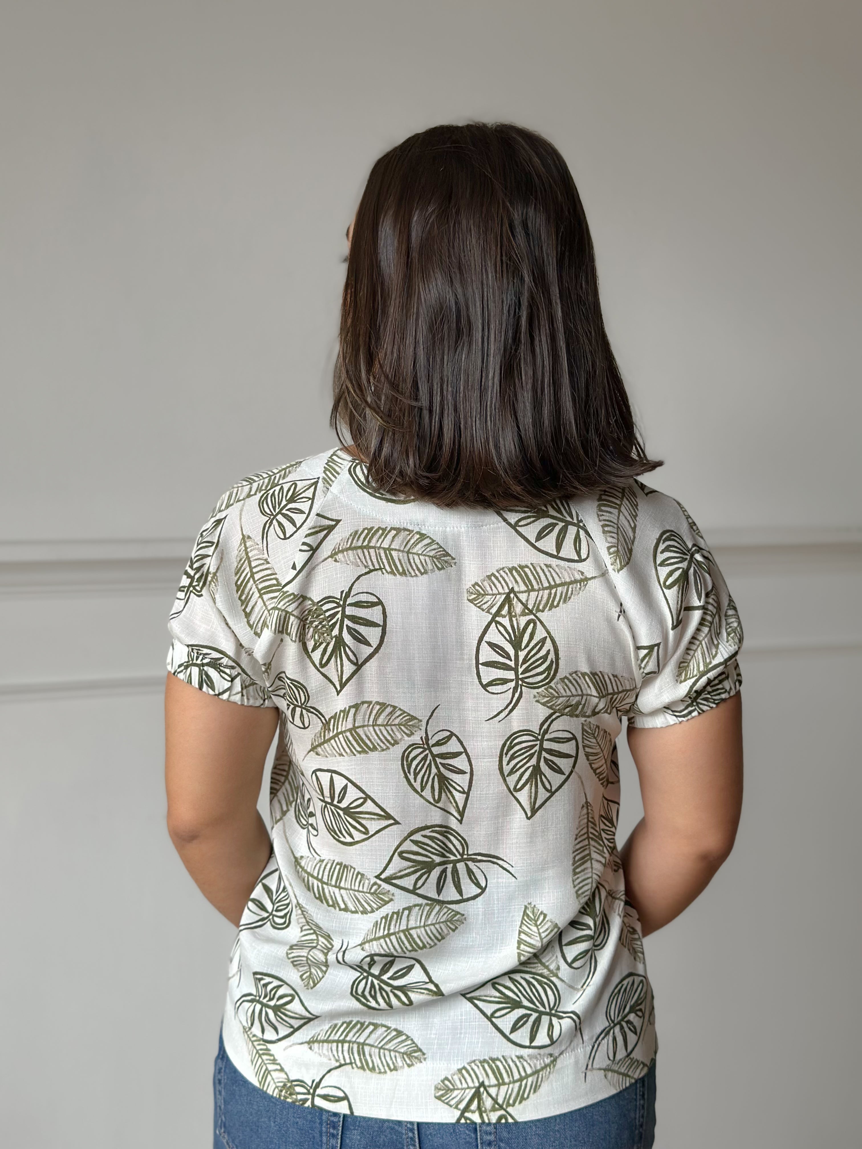 Blusa priamo manga corta 13375