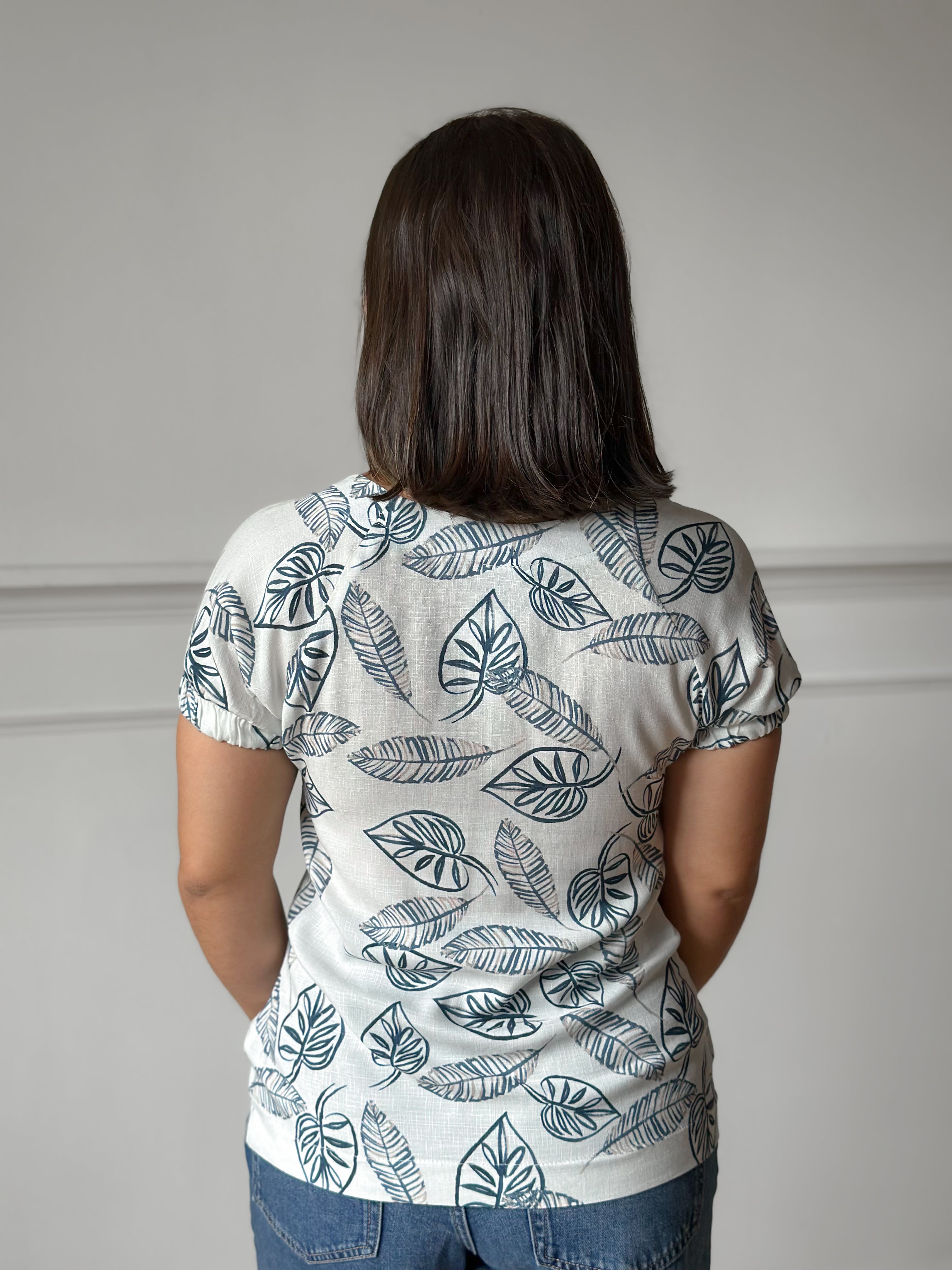 Blusa priamo manga corta 13375