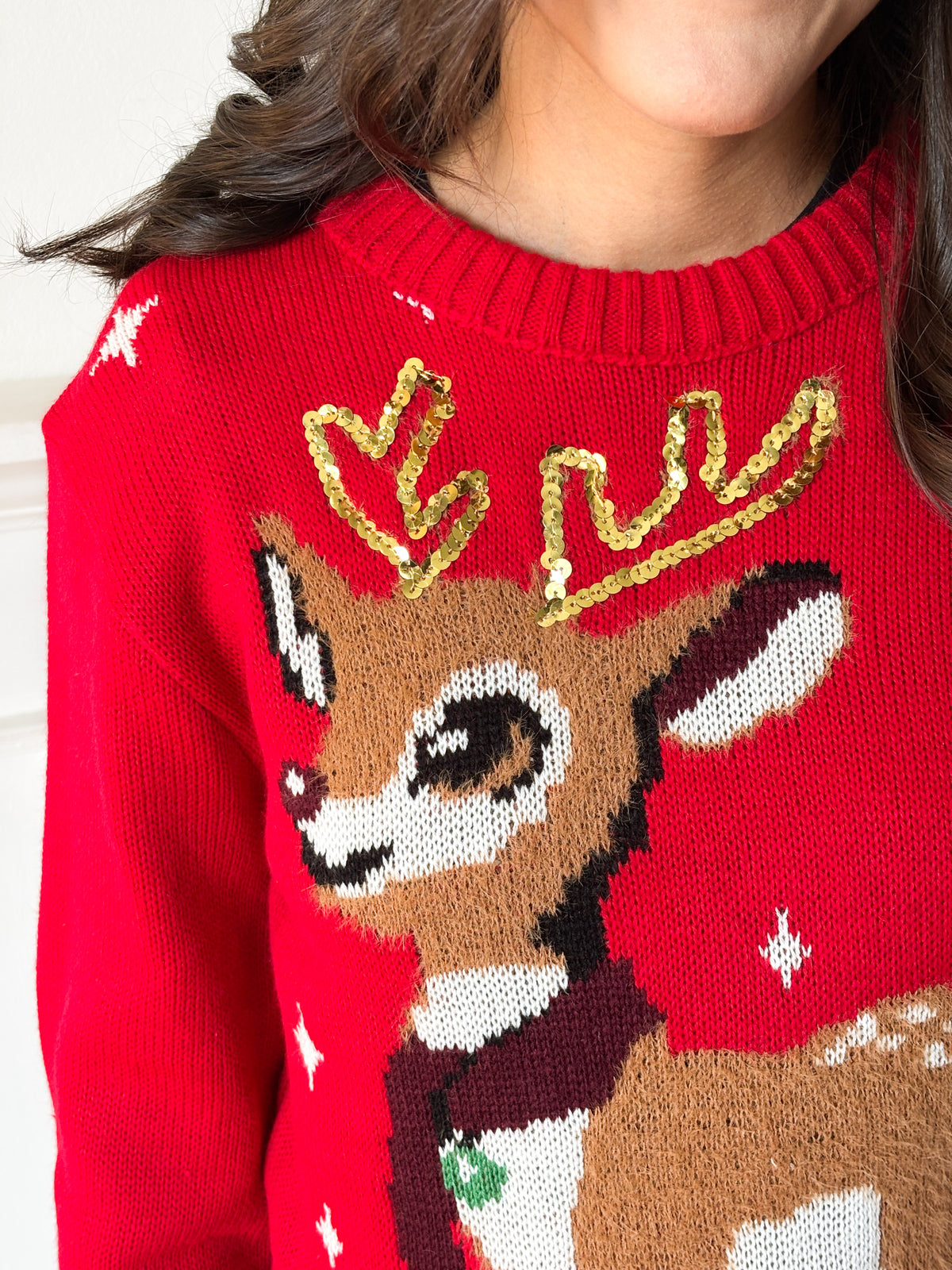 Suéter Navideño Renito Rojo TP25N068