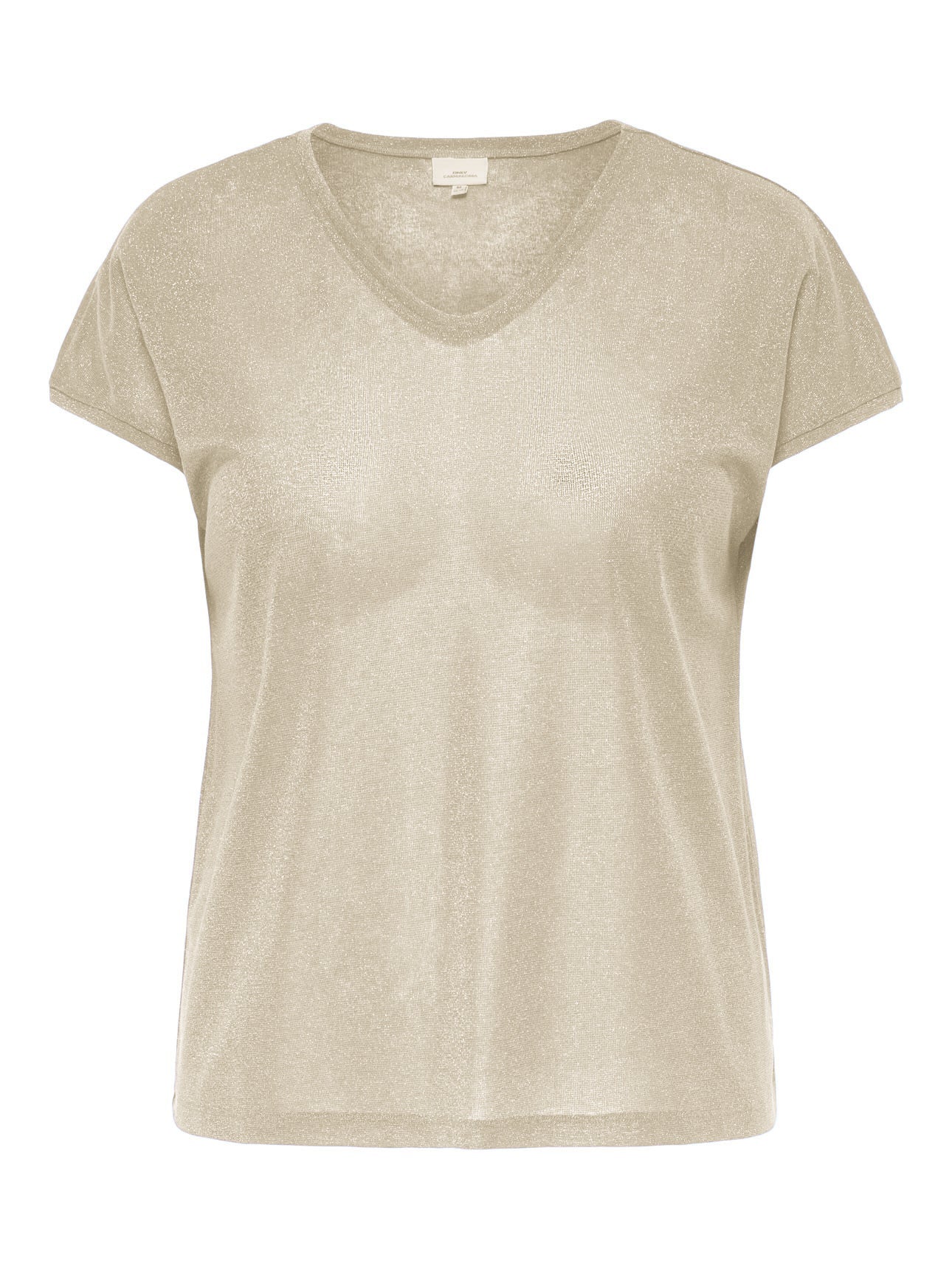Blusa Only Carmakoma Silvery 15363649