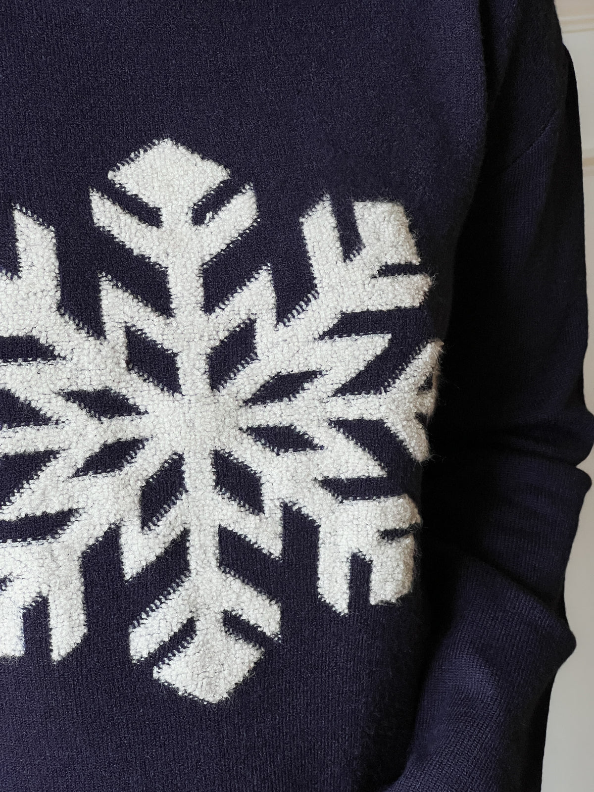 Suéter Navideño Copo de Nieve TP26N007