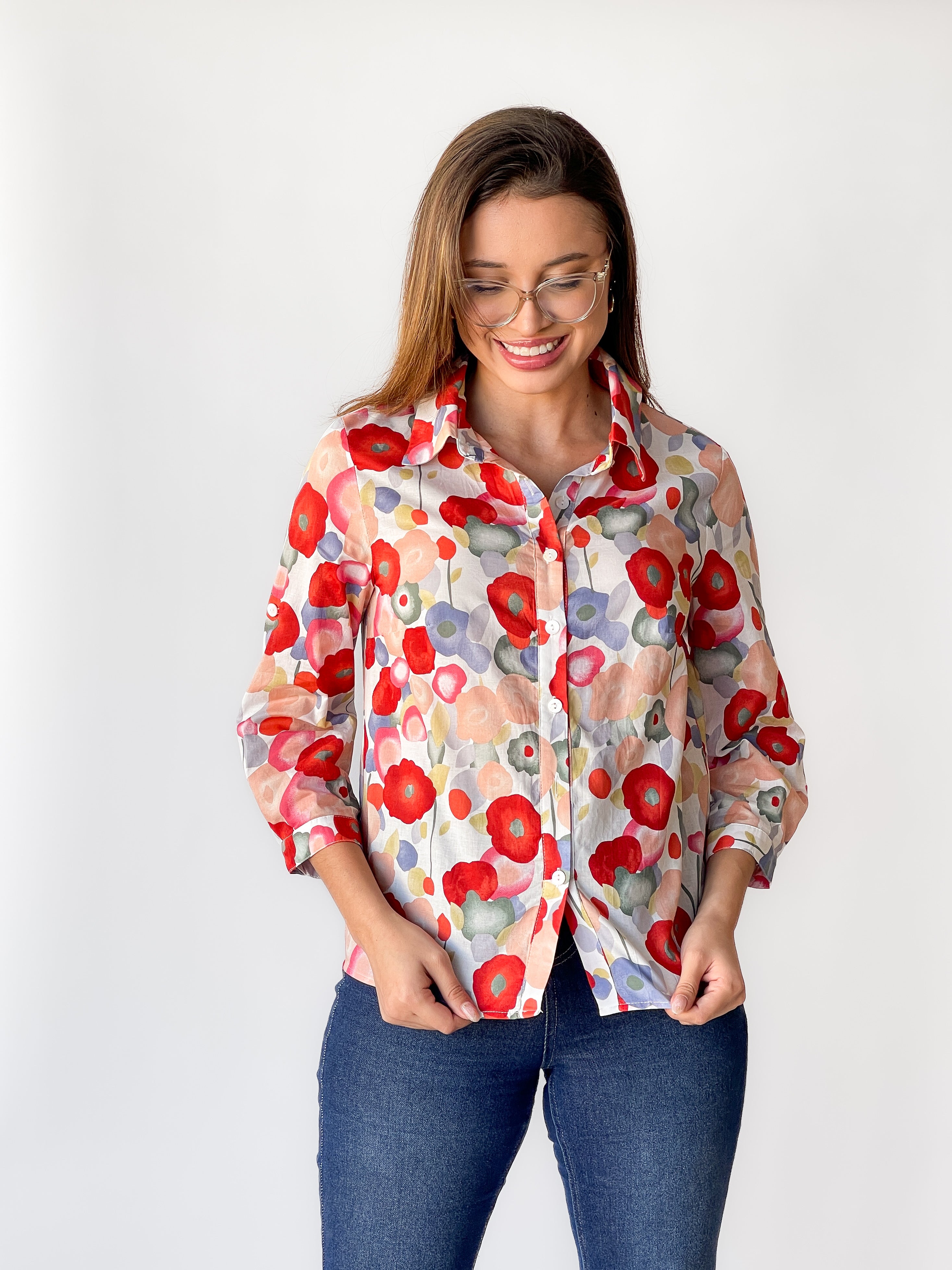 Camisa Floral YM2553816 YM2553816Shirt