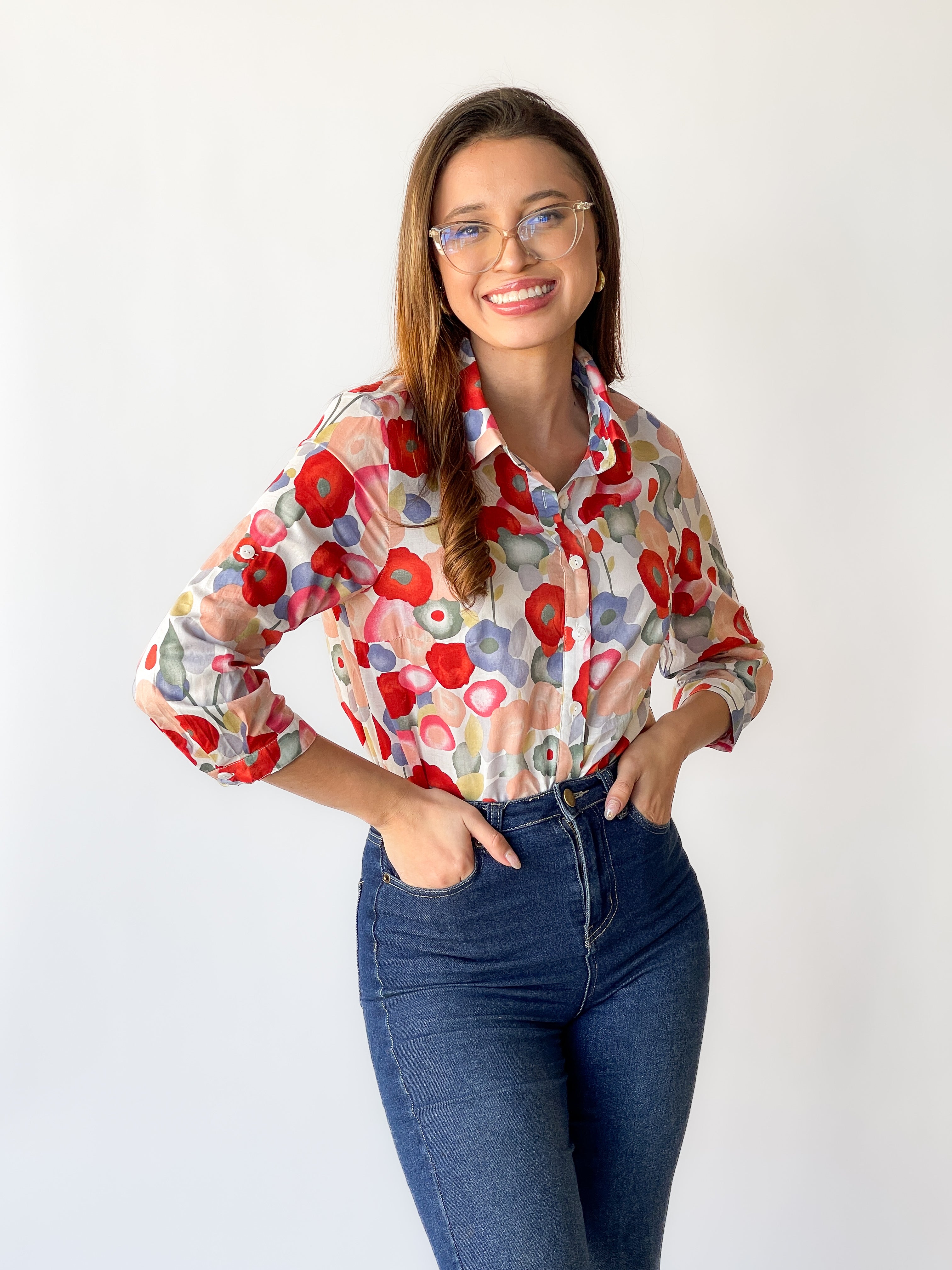 Camisa Floral YM2553816 YM2553816Shirt