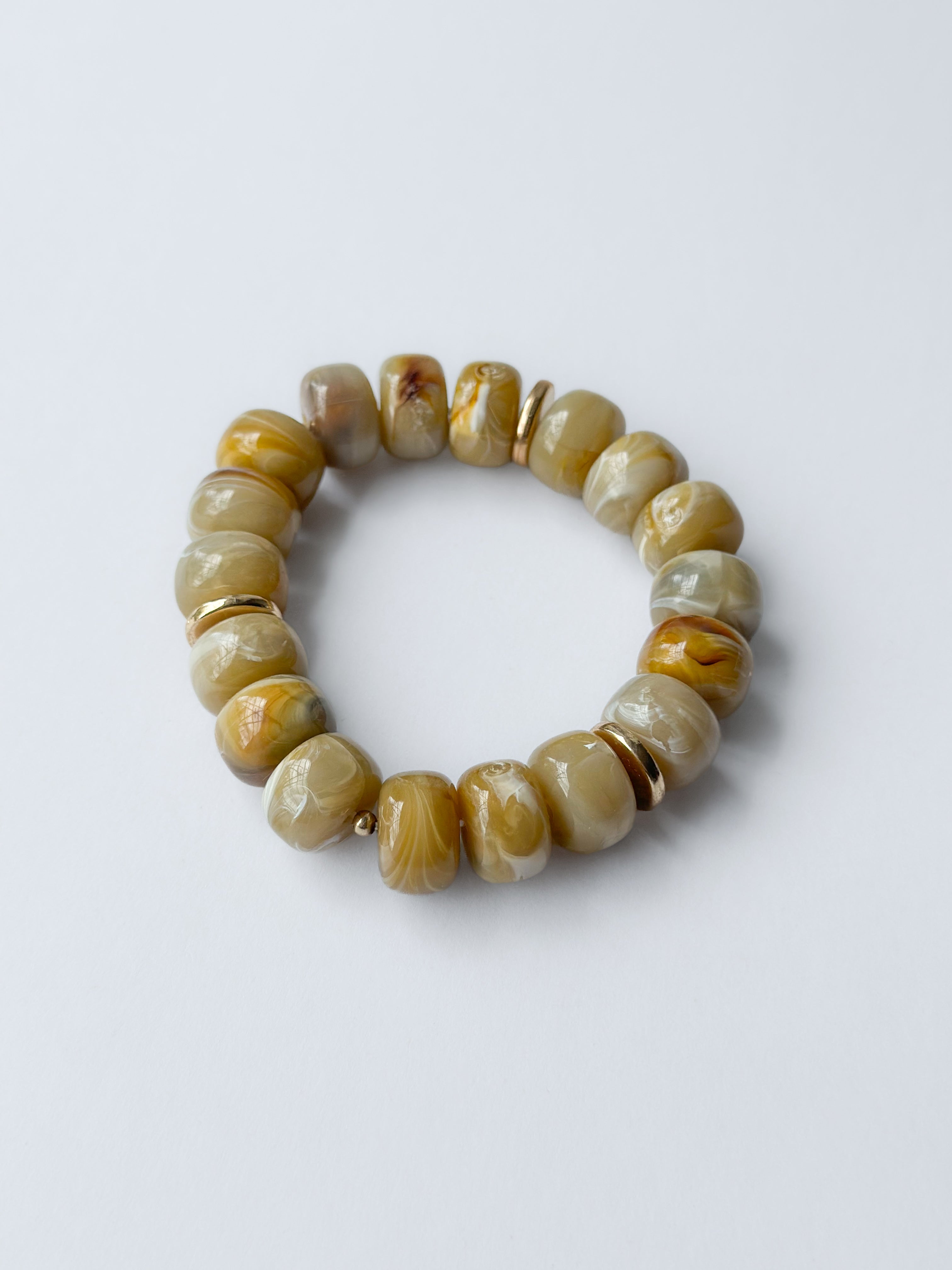 Pulsera elastica de resina OBW5377GD