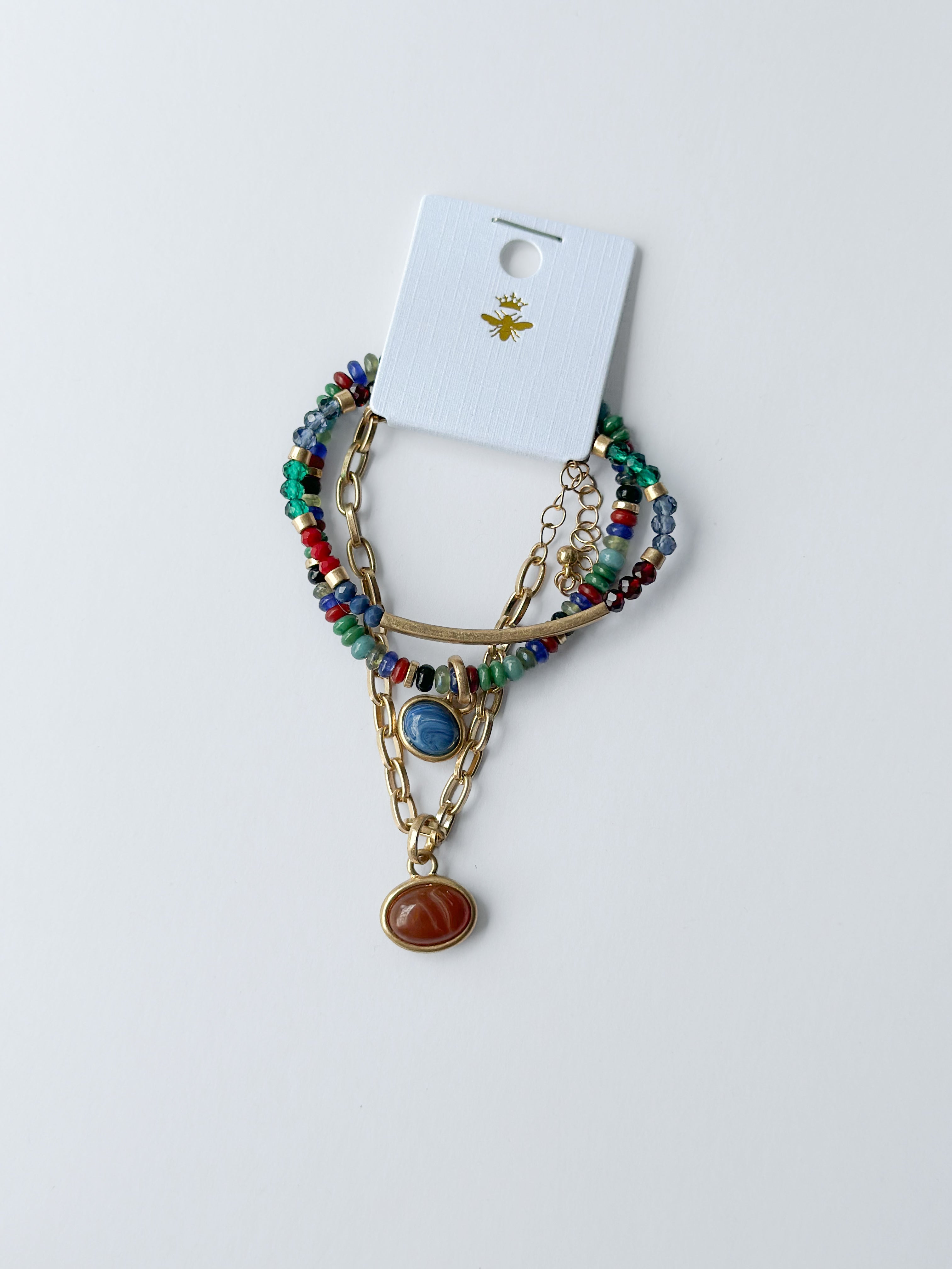 set pulseras brazalete TB30071WGMT