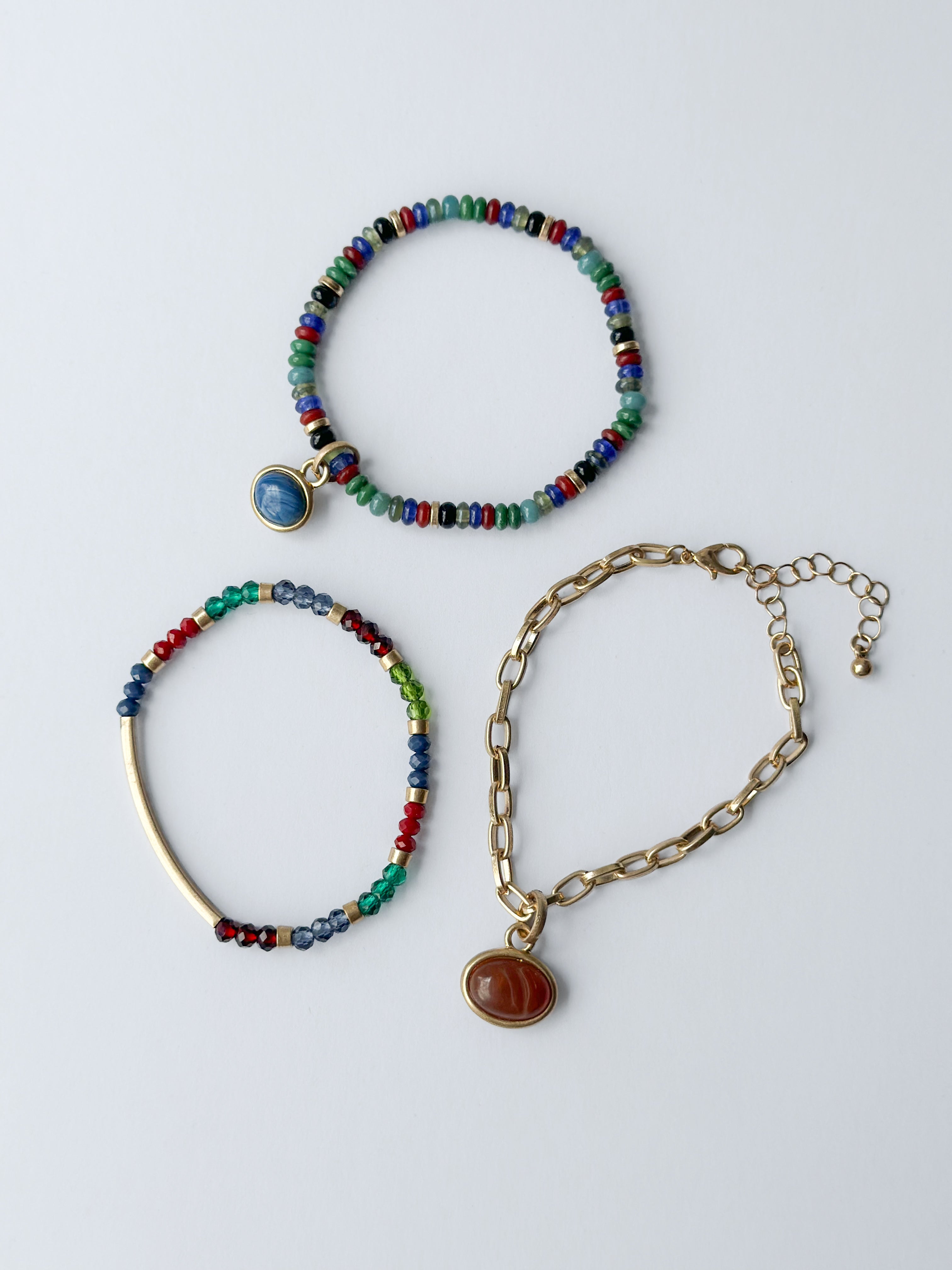 set pulseras brazalete TB30071WGMT