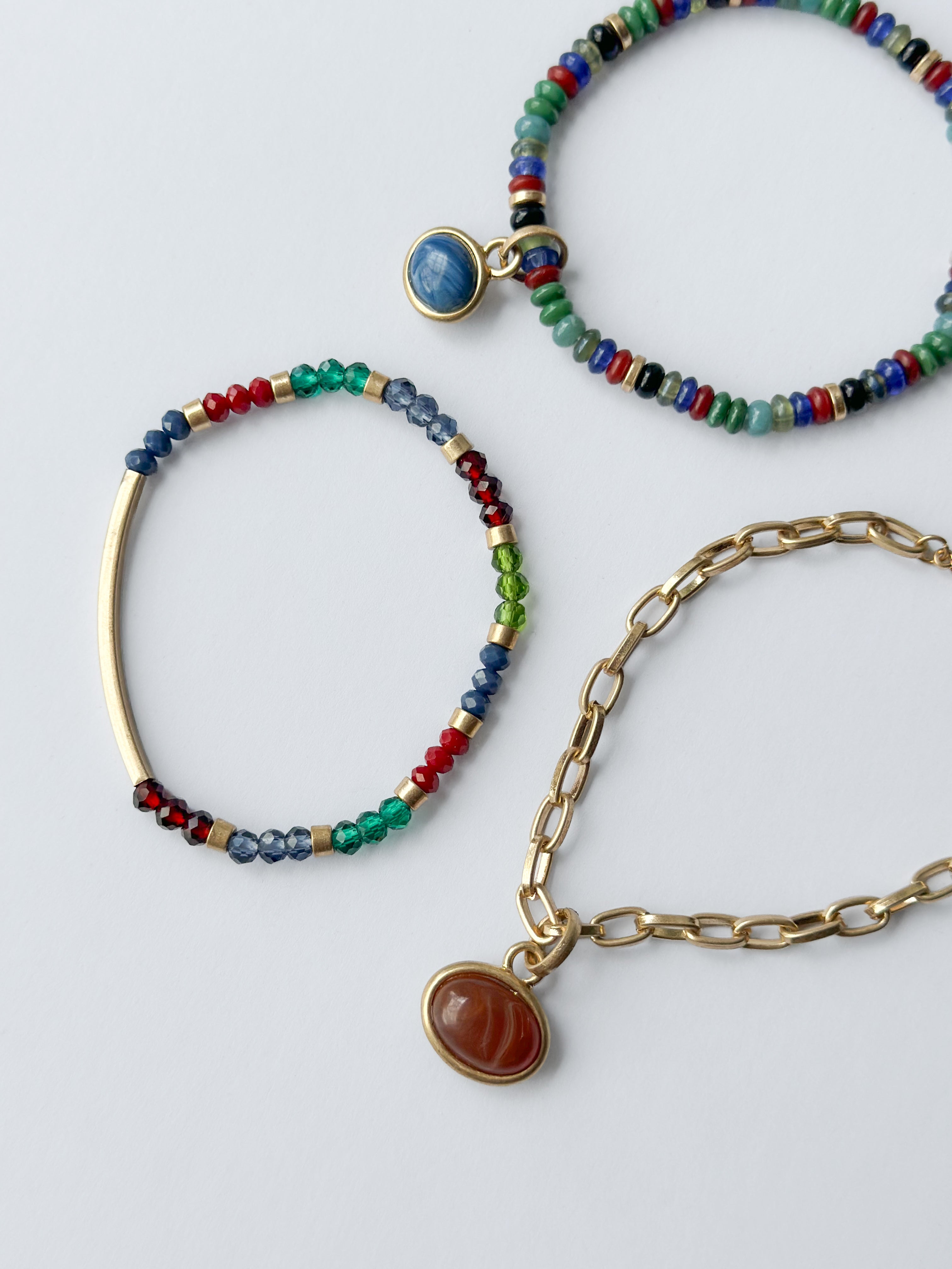 set pulseras brazalete TB30071WGMT