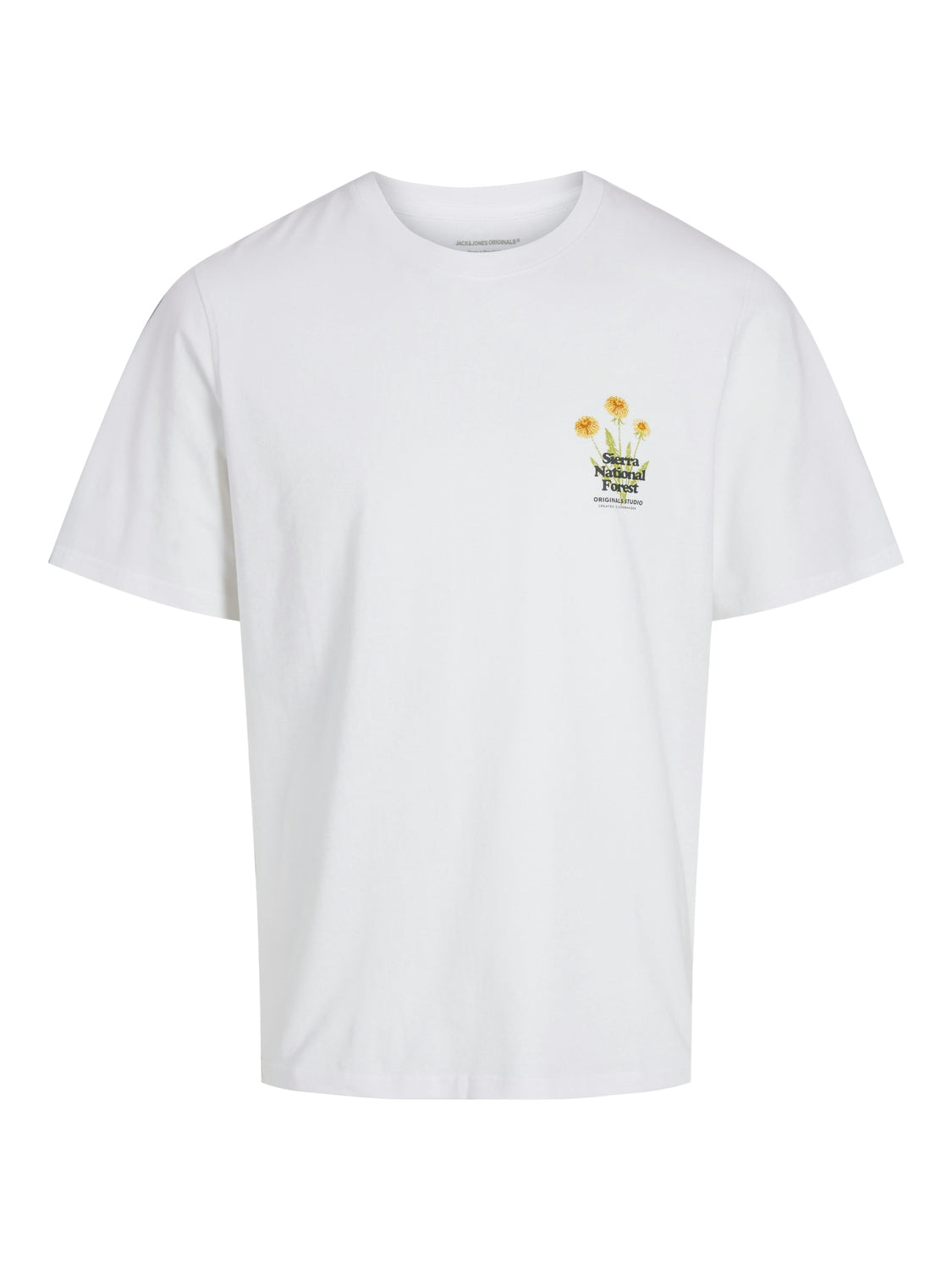 Jack & Jones oversized tshirt with athletic print in white Jack & Jones oversized tshirt with athletic print in white