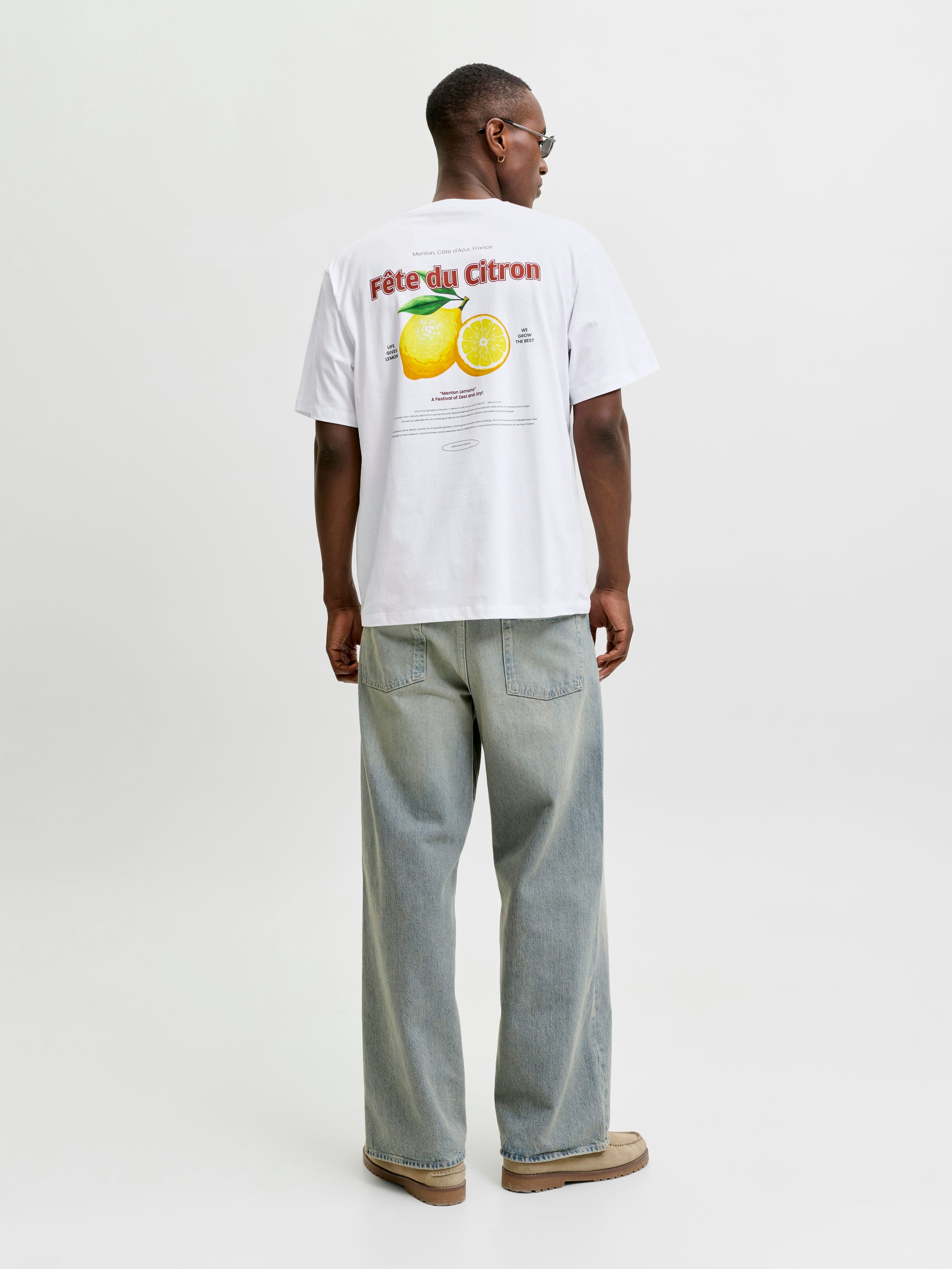 Tshirt Jack Jones Lemon 12288350