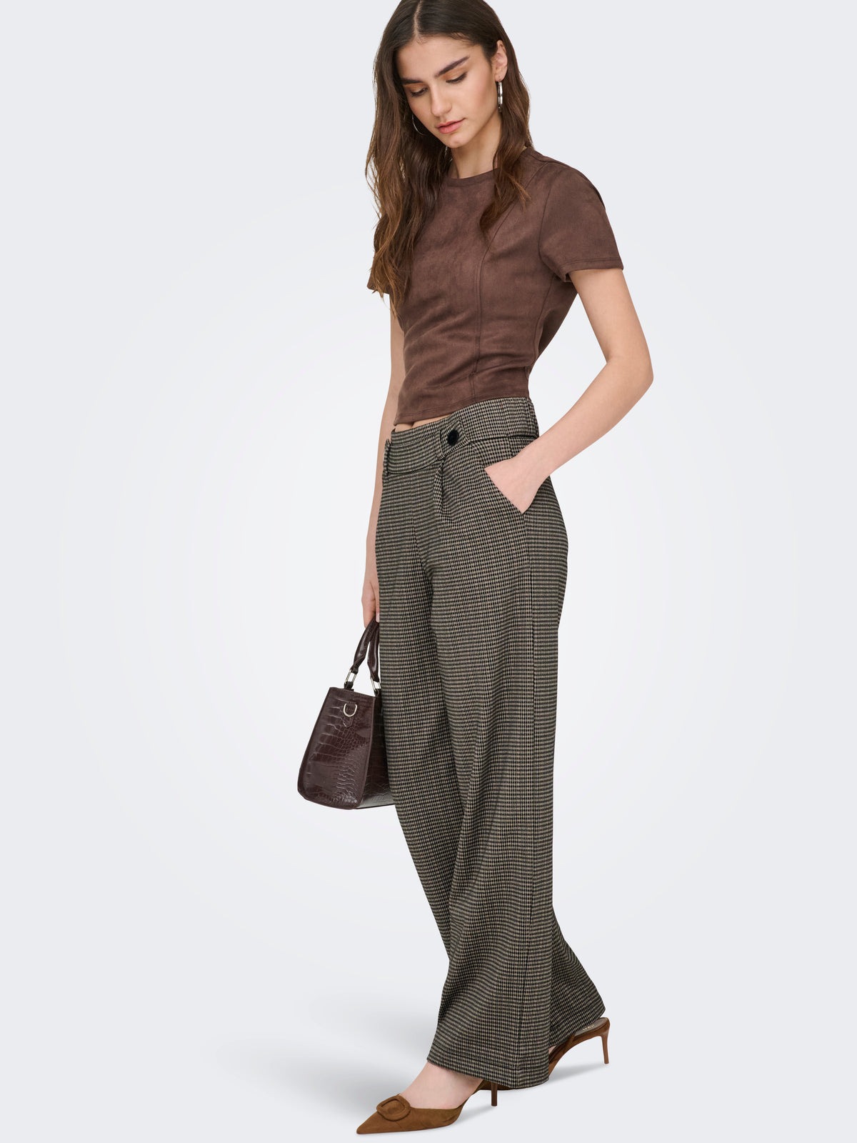 Pantalón JDY Geggo Long Check 32 15242797