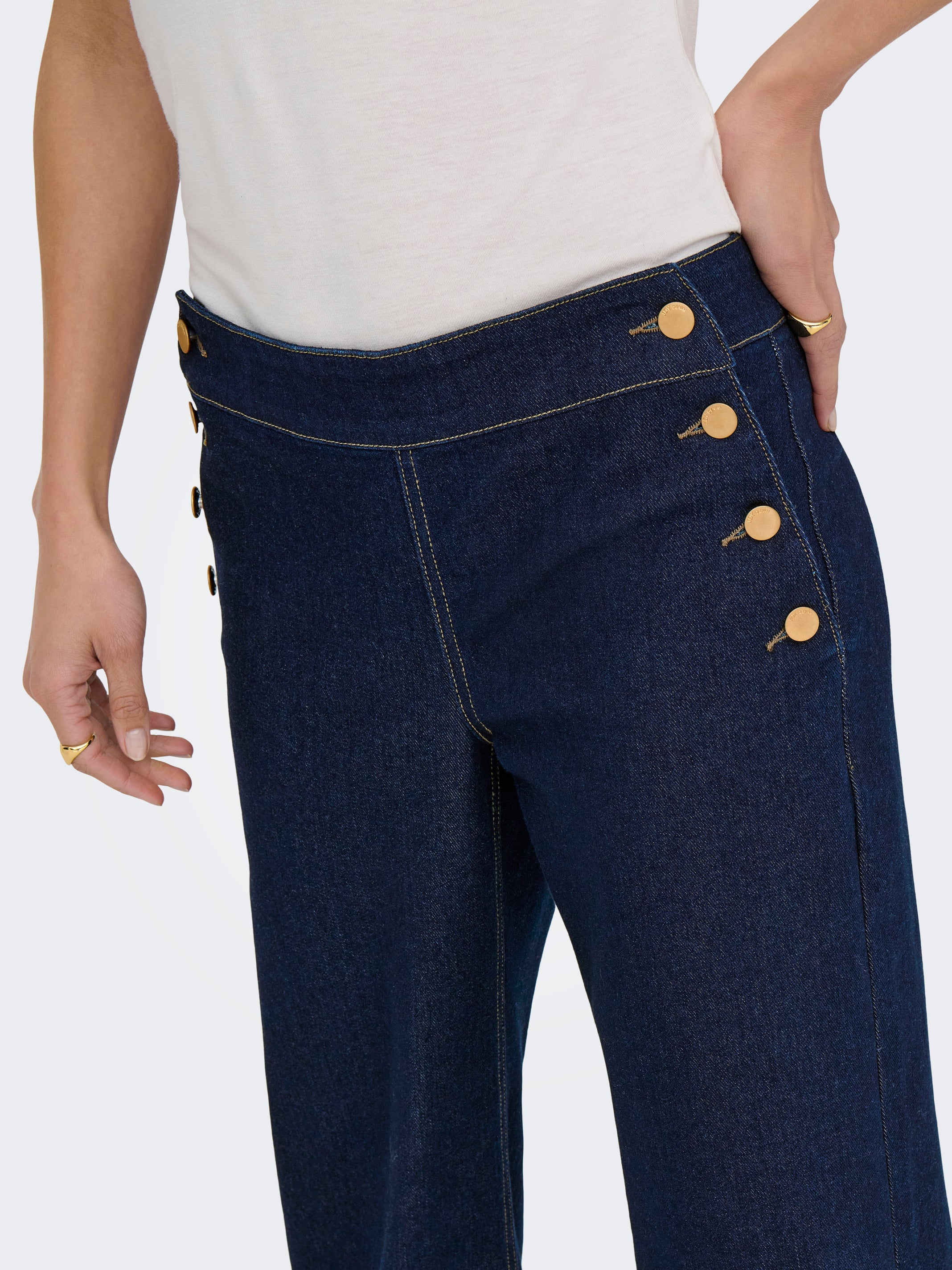Jeans JDY Lizzie  Wide Cintura media Largo 32 15361400