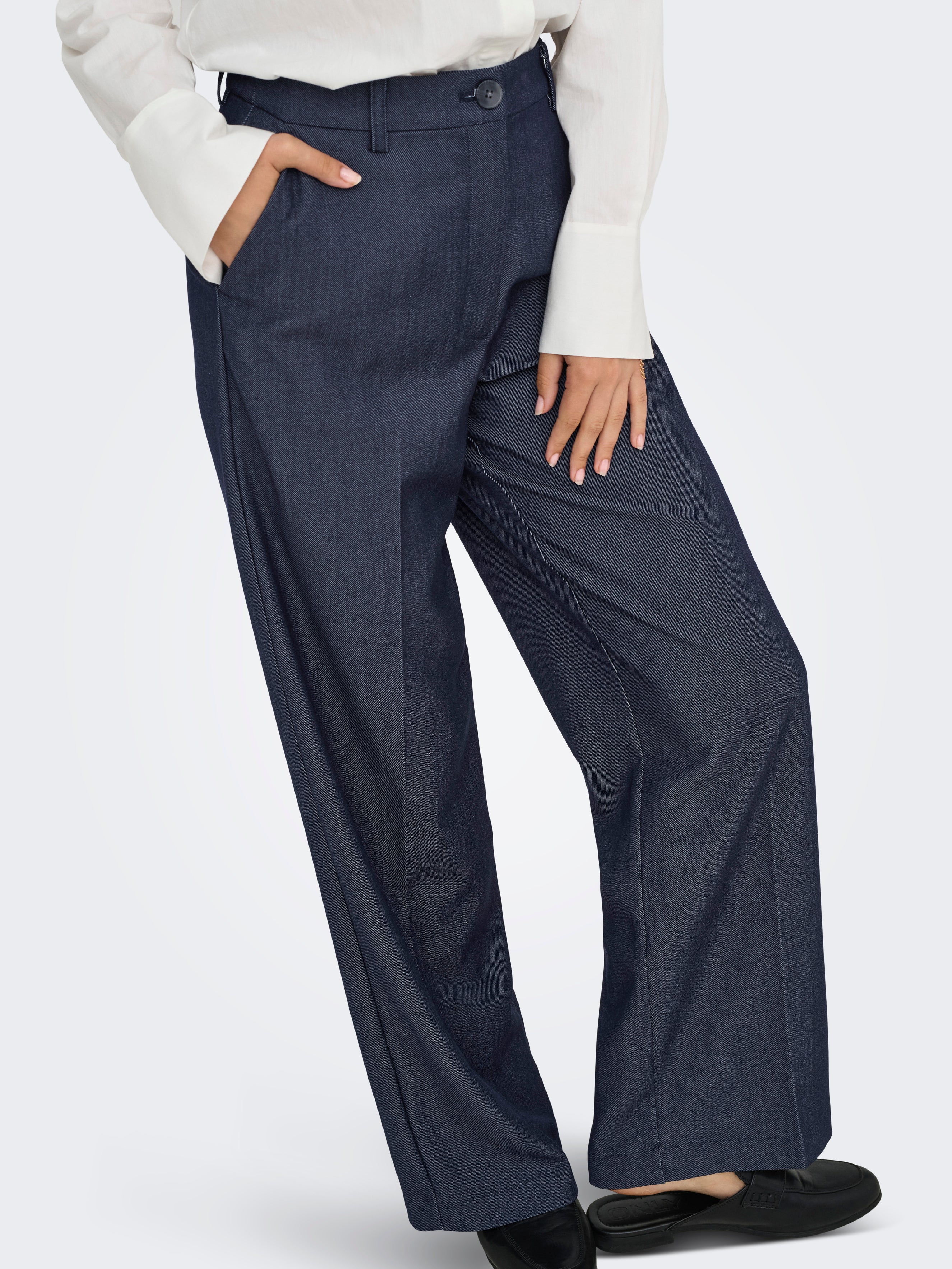 Pantalón JDY Anthony Bloom Cintura alta Largo 32 15358635